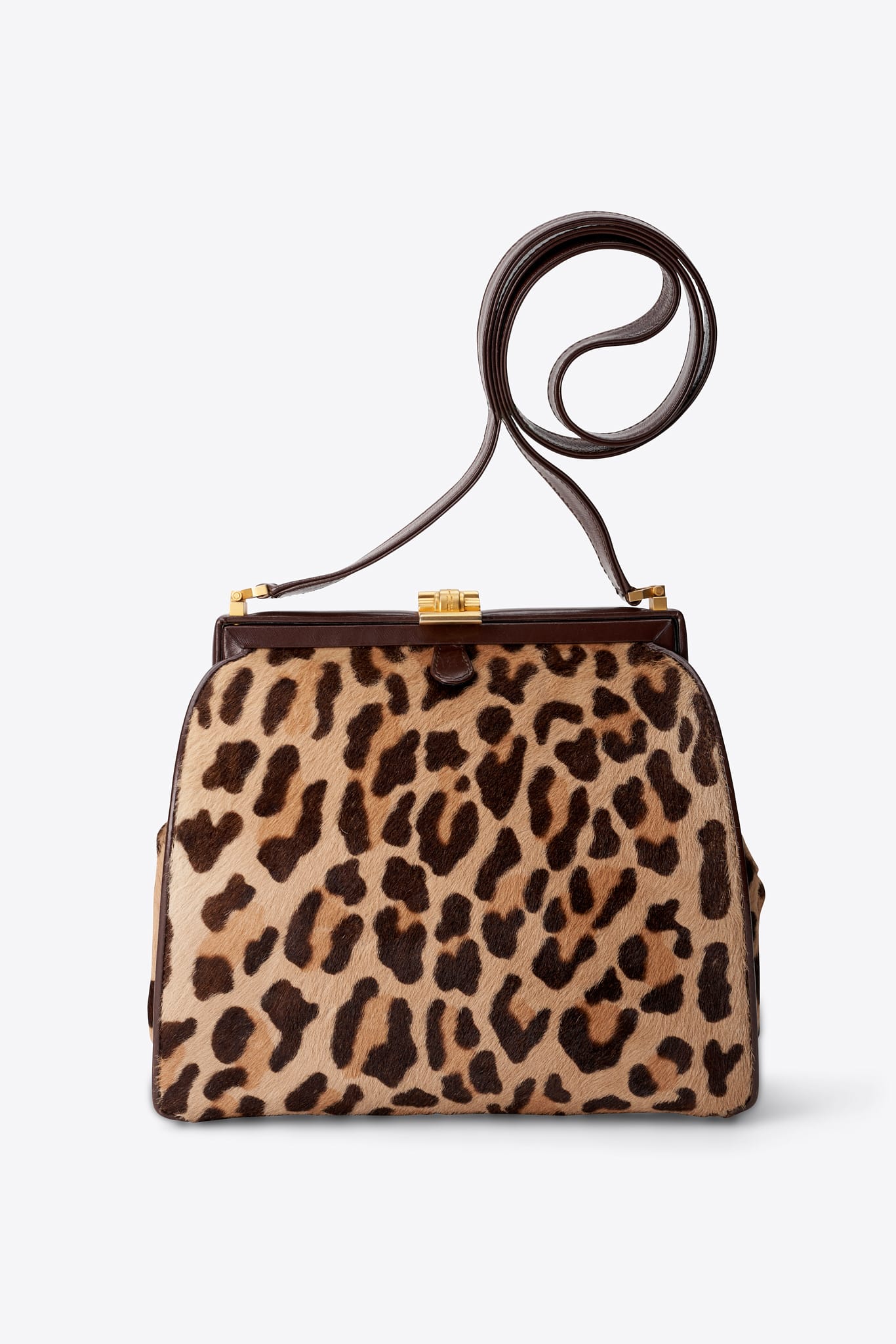 Vintage Celine Leopard Calf Hair Bag
