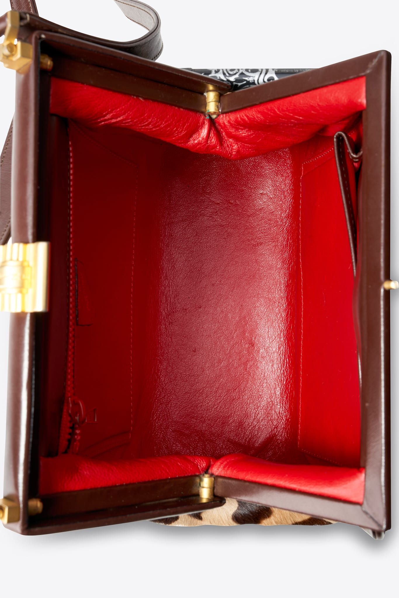 Vintage Celine Leopard Calf Hair Bag