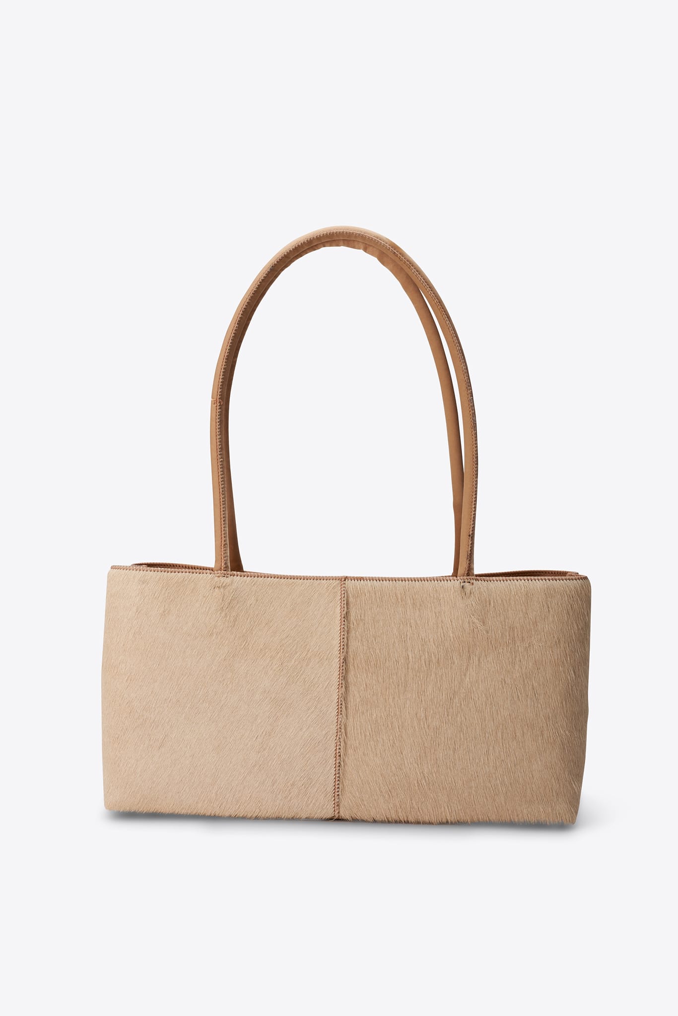 Vintage Mamuz Beige Calf Hair Shoulder Bag
