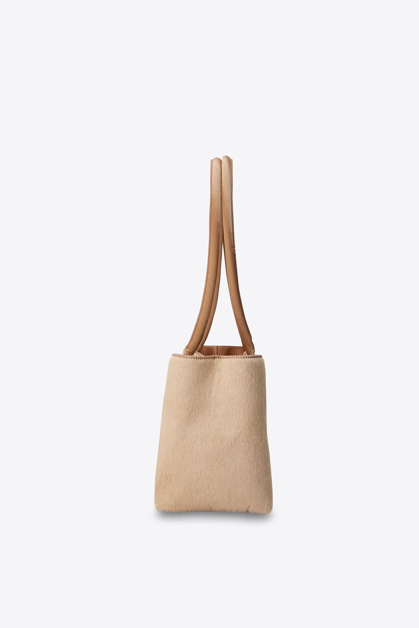 Vintage Mamuz Beige Calf Hair Shoulder Bag