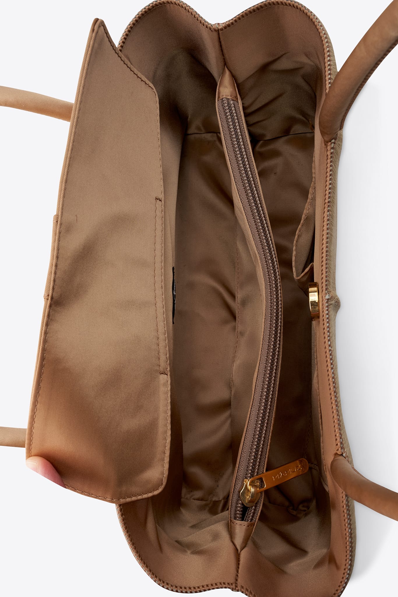 Vintage Mamuz Beige Calf Hair Shoulder Bag