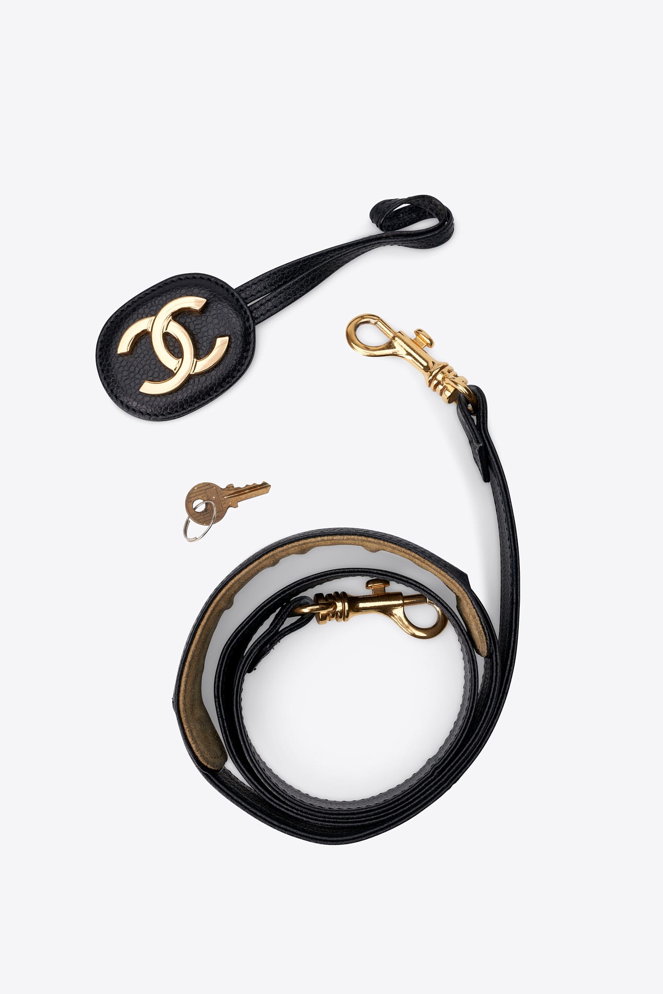Vintage Chanel Boston Bag Black Caviar Leather With Gold Tone Hardware