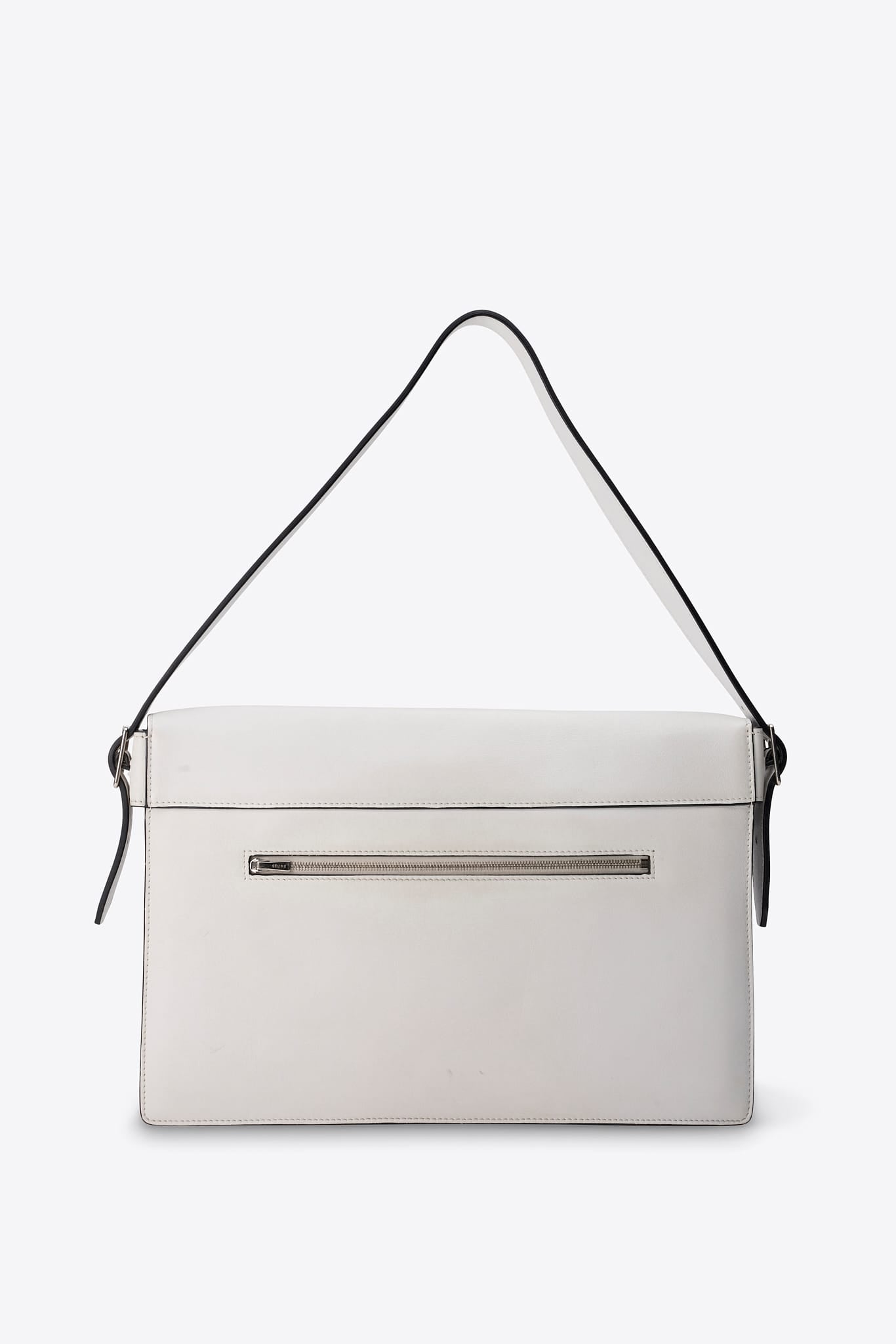 Vintage Céline By Phoebe Philo Tricolour Calf Hair And Leather Shoulder Bag