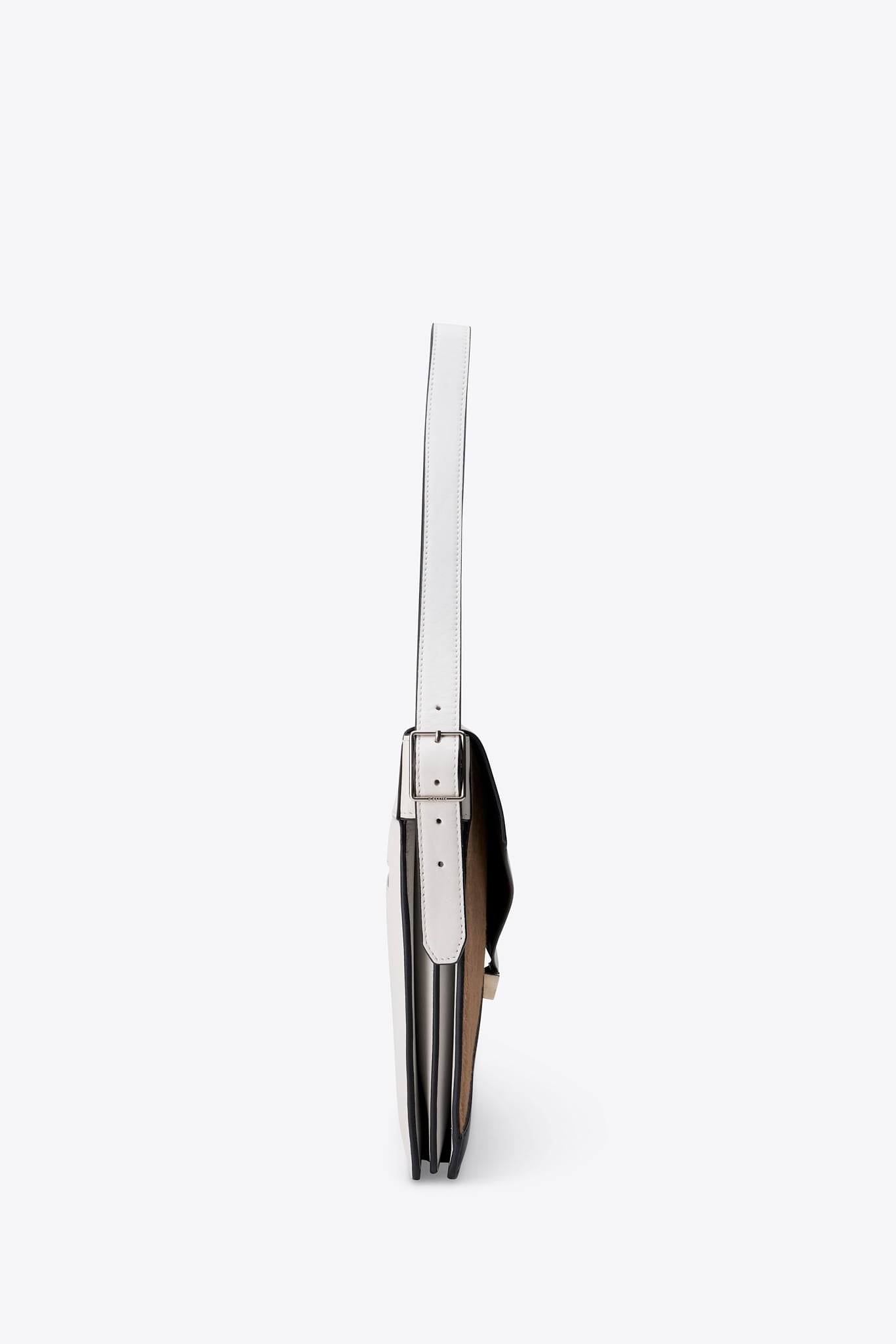 Vintage Céline By Phoebe Philo Tricolour Calf Hair And Leather Shoulder Bag