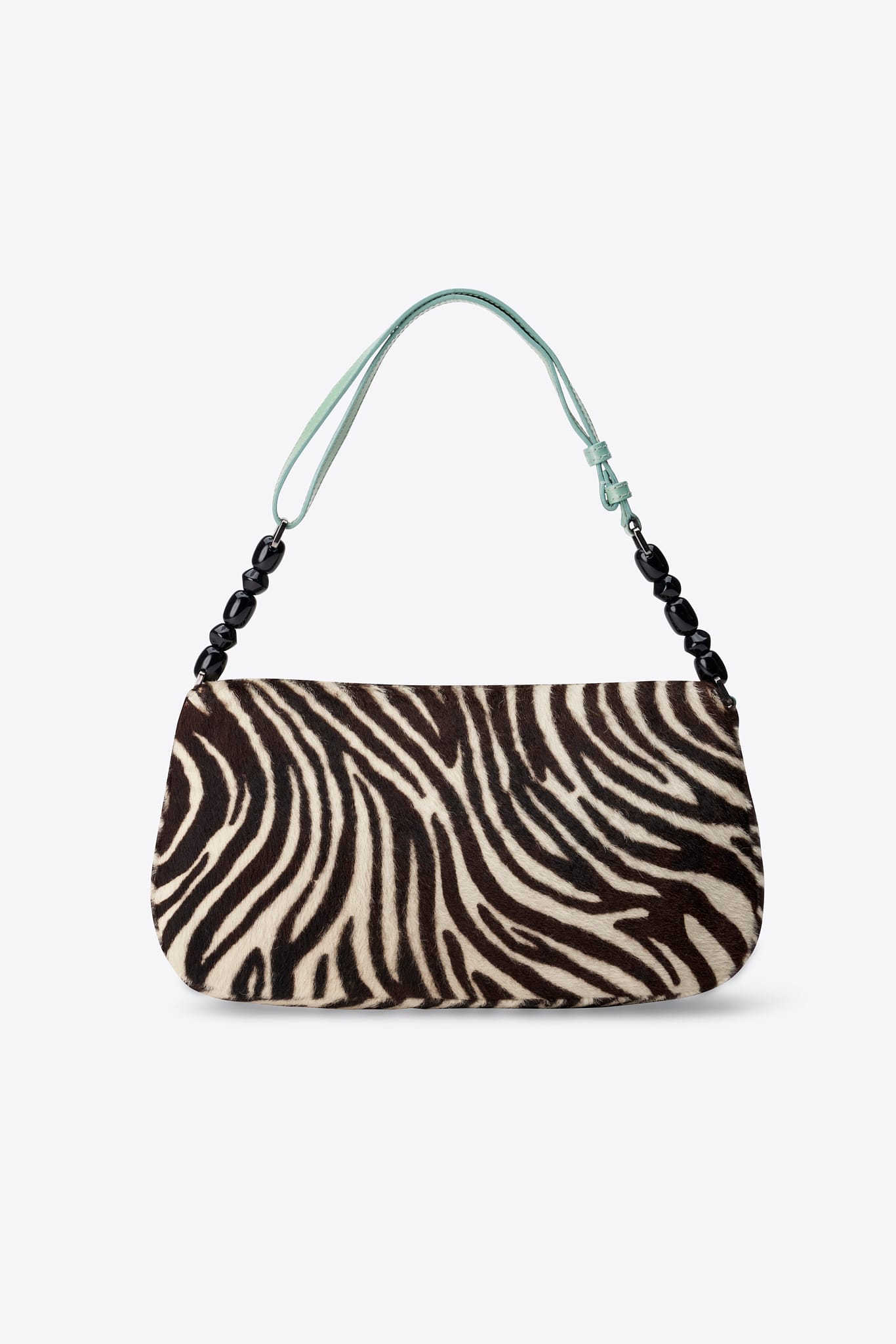 Vintage Christian Dior Zebra Print Pony Hair Malice Bag