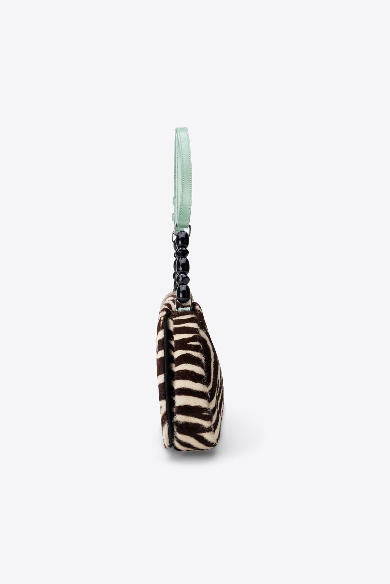 Vintage Christian Dior Zebra Print Pony Hair Malice Bag