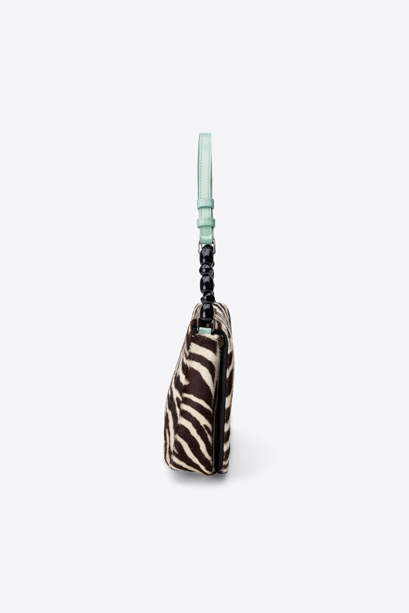 Vintage Christian Dior Zebra Print Pony Hair Malice Bag