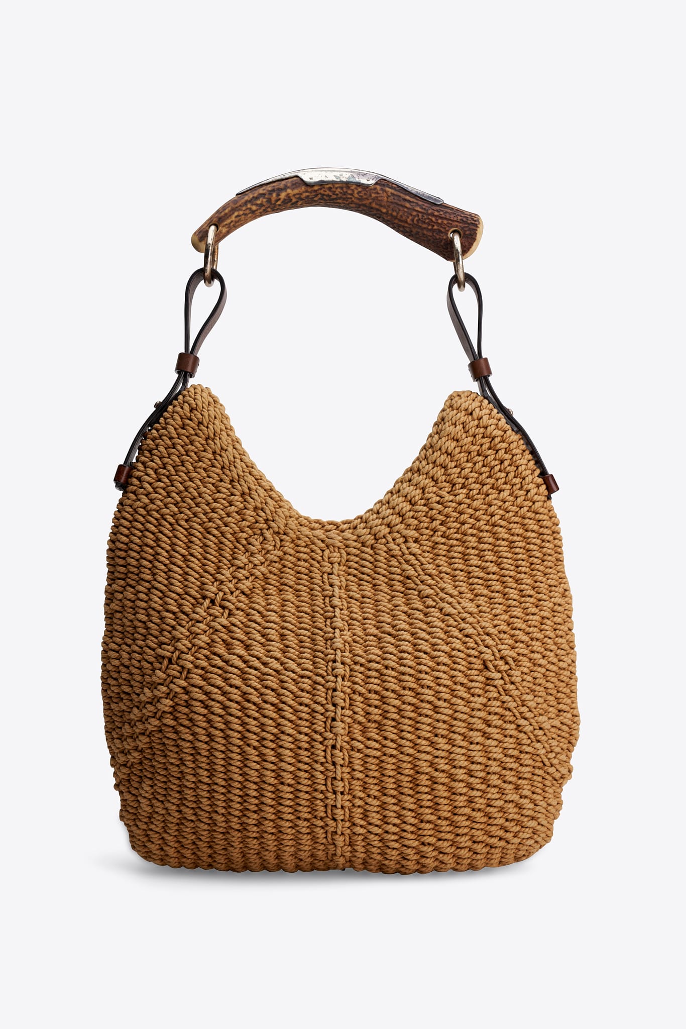 Vintage YSL Raffia Mombasa Shoulder Bag