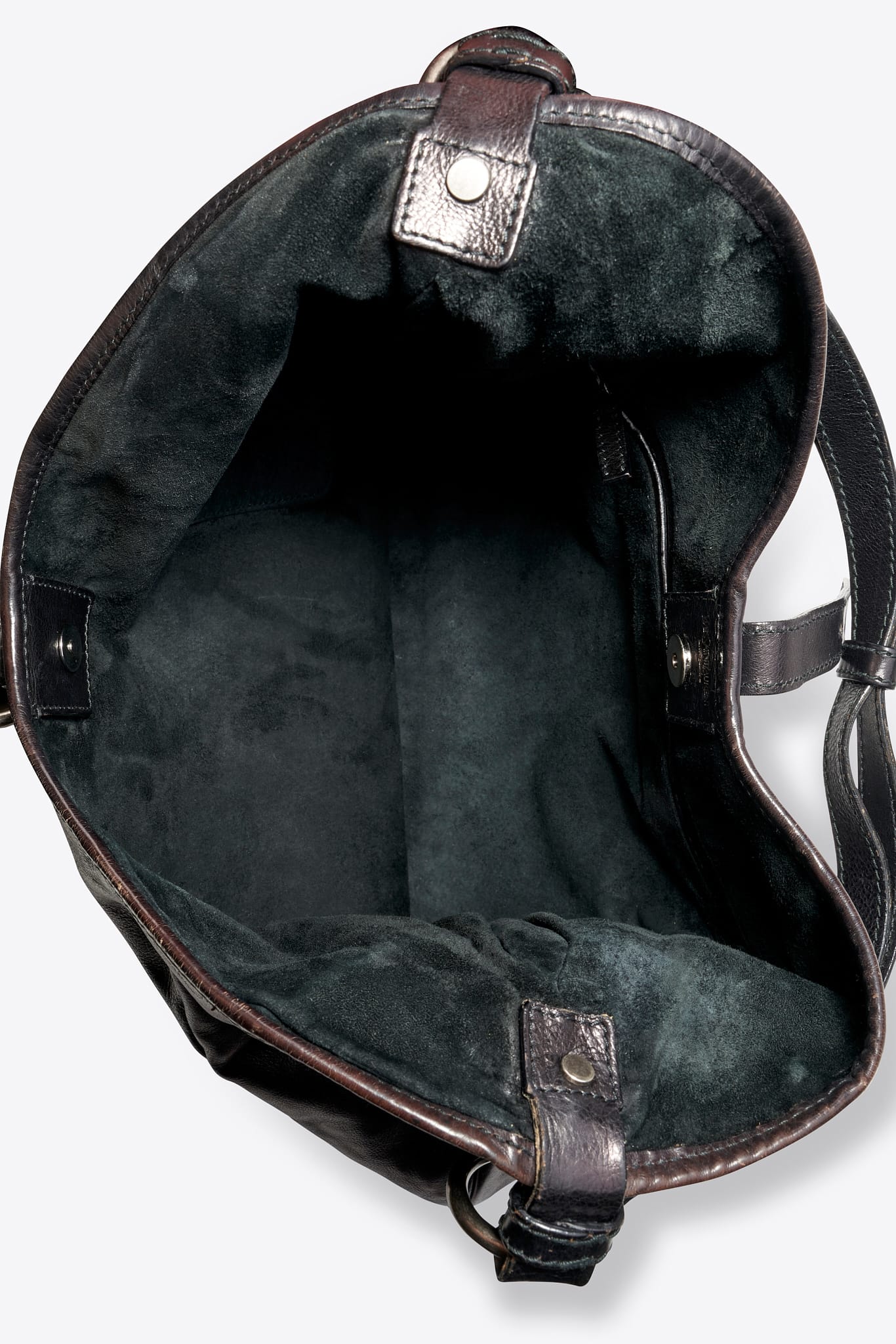 Vintage YSL Mombasa Black Leather Shoulder Bag