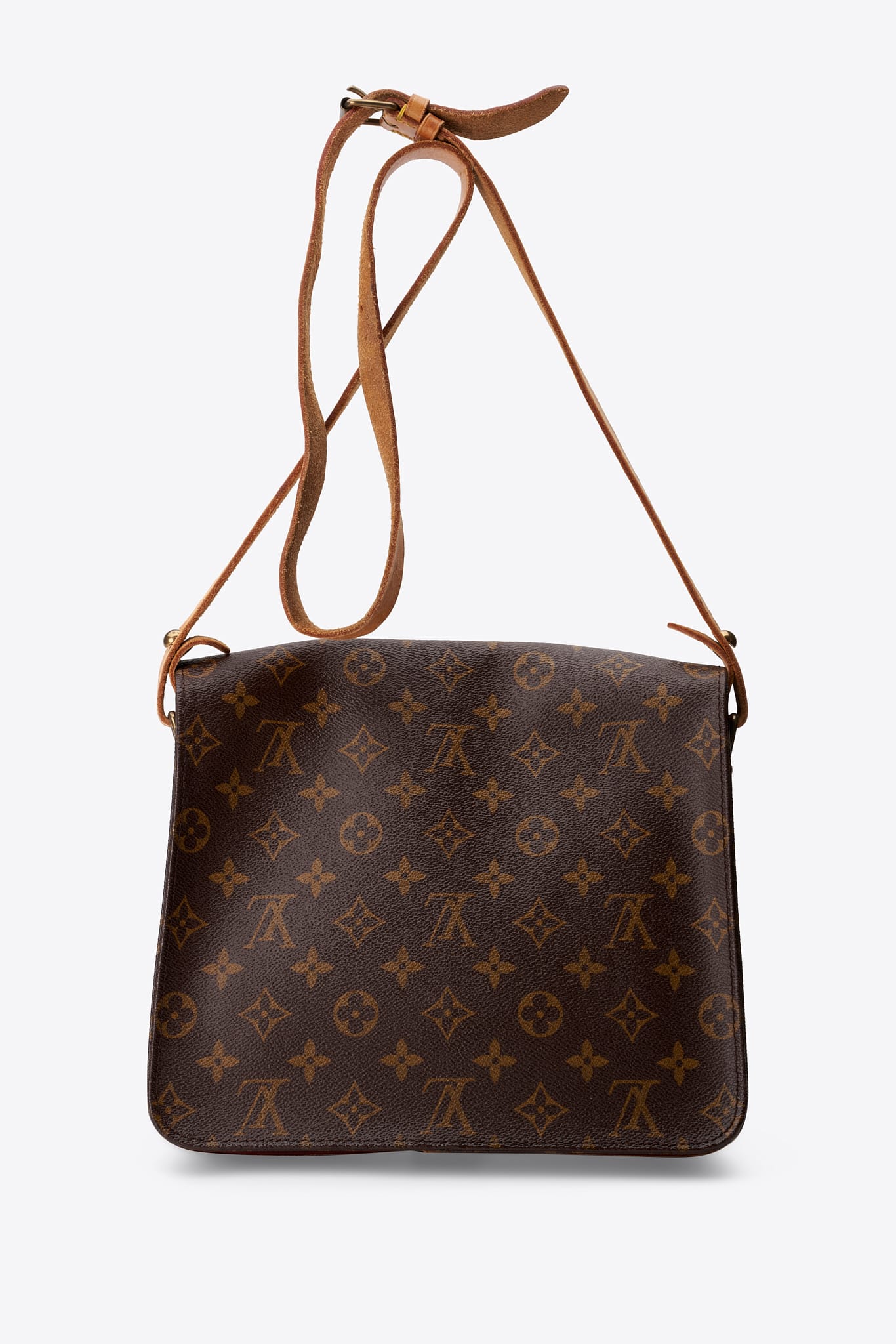 Vintage Louis Vuitton Cartouchière GM Monogram Shoulder Bag