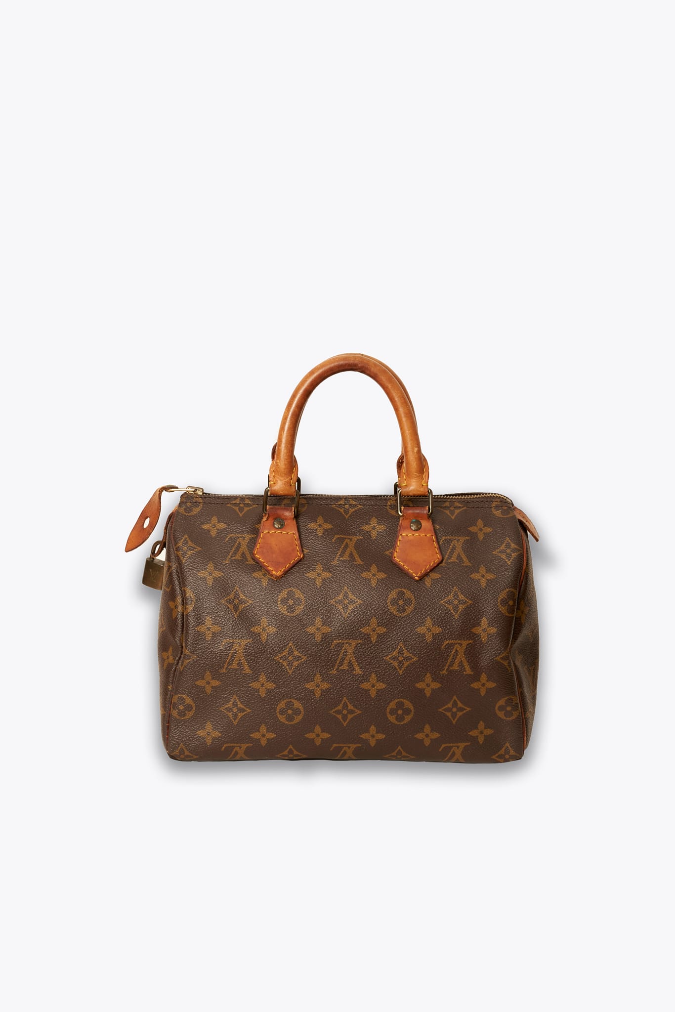 Louis Vuitton 25 Speedy Bag In Brown Monogram Coated Canvas