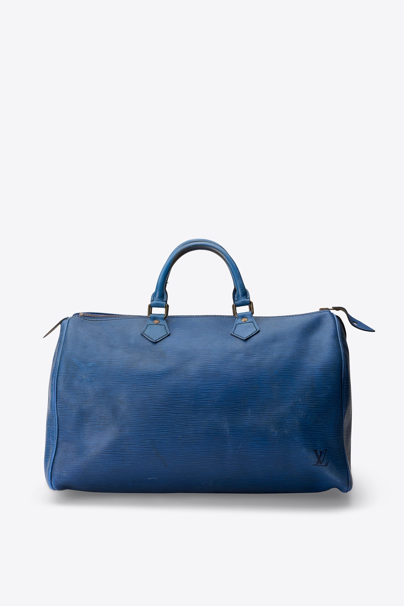 Louis Vuitton Epi Blue Boston Bag 難あり Vintage Louis Vuitton Speedy 35 in Blue Epi Leather – The Hosta