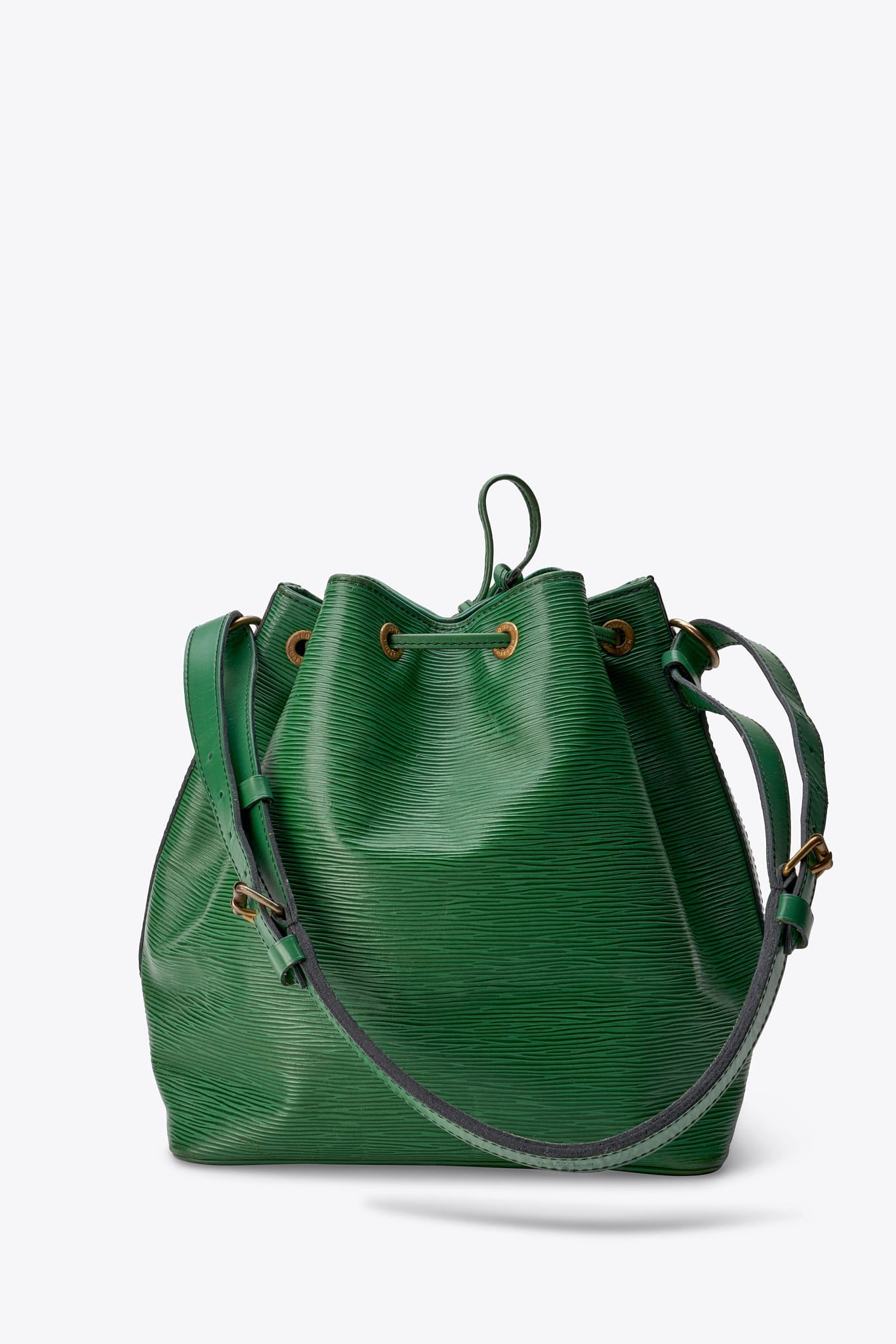 Vintage Louis Vuitton Petit Noé Green Epi Leather Bucket Bag – The