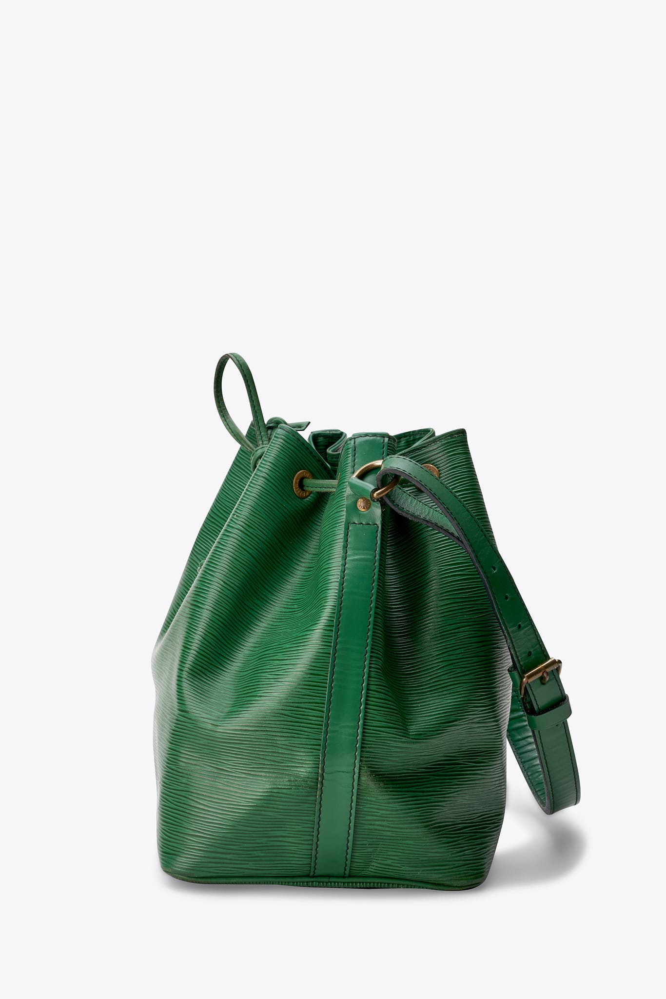 Vintage Louis Vuitton Petit Noé Green Epi Leather Bucket Bag – The