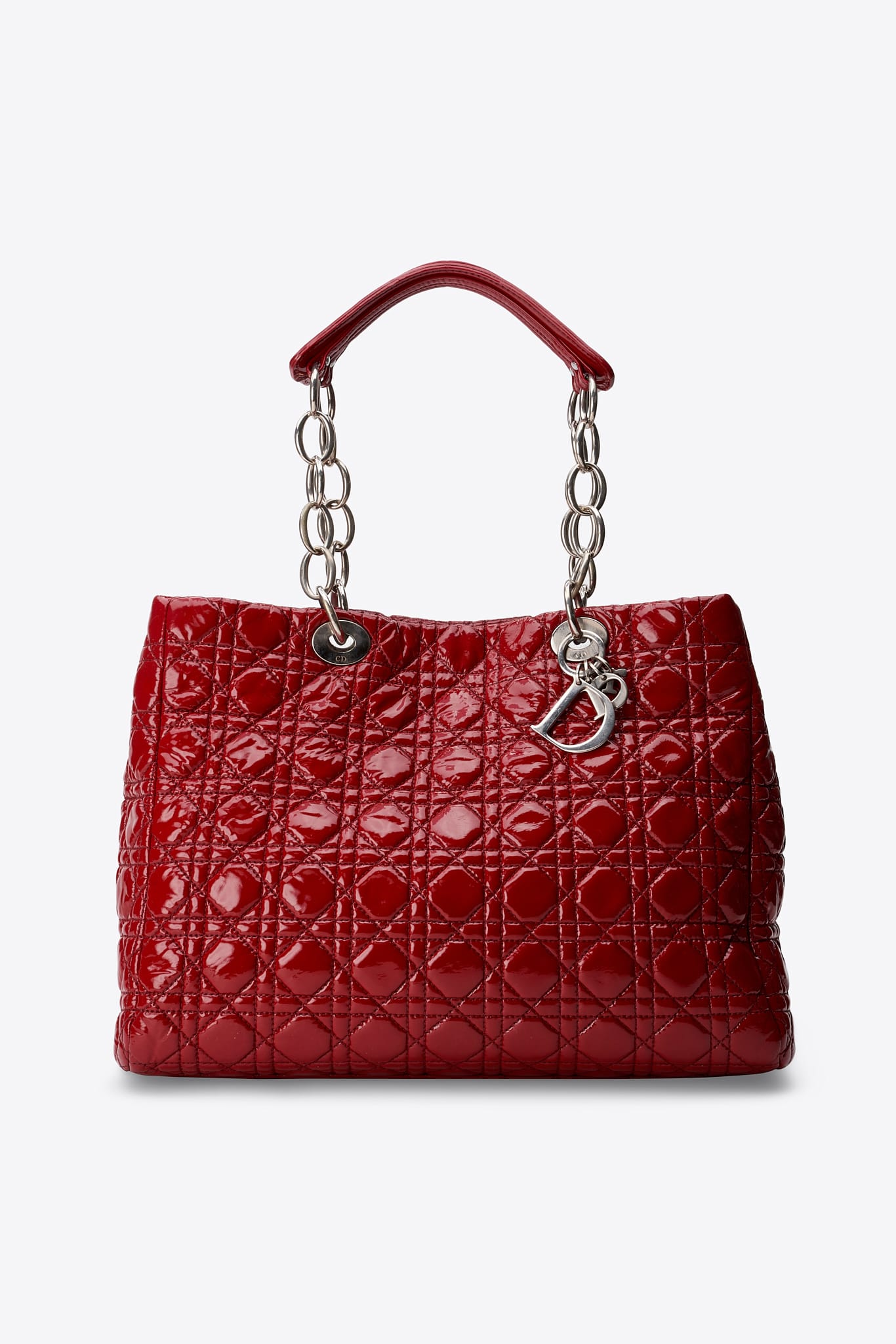 Dior Vintage Schultertasche aus Nylon mit Leopardenmuster
