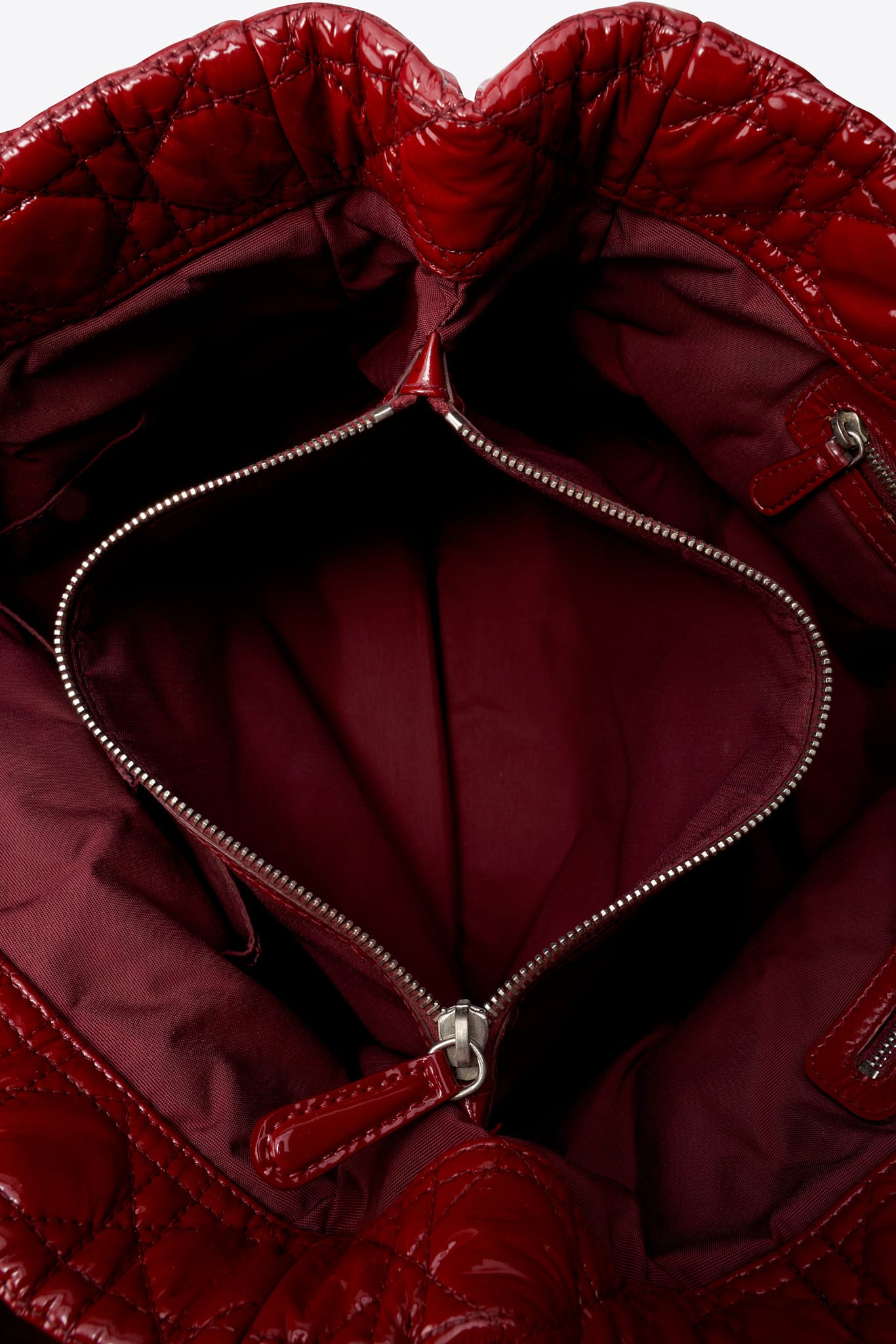 Dior Vintage Schultertasche aus Nylon mit Leopardenmuster