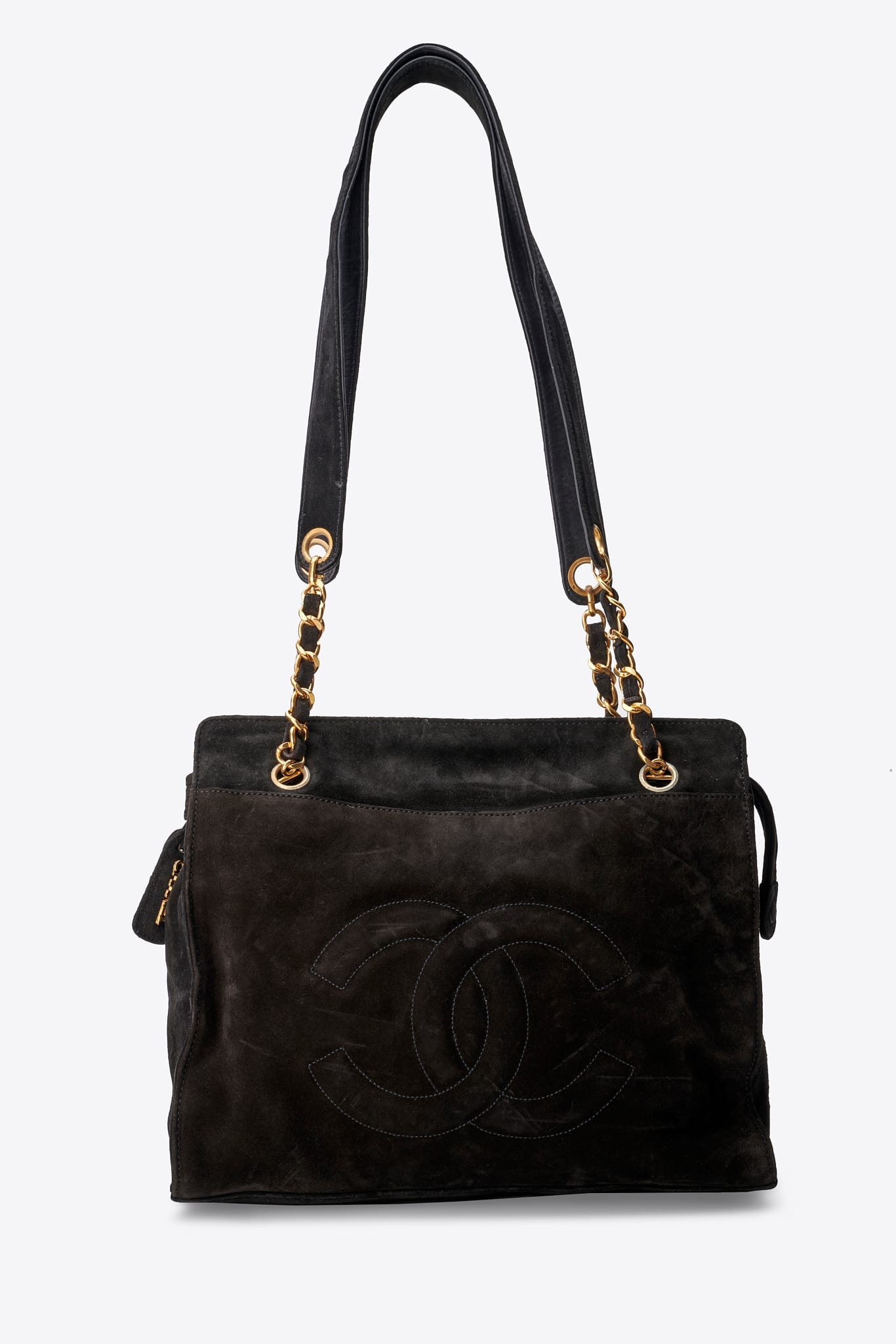 Vintage Chanel Diana Flap Bag aus schwarzem Lammleder mit 24 Karat vergoldeter Hardware