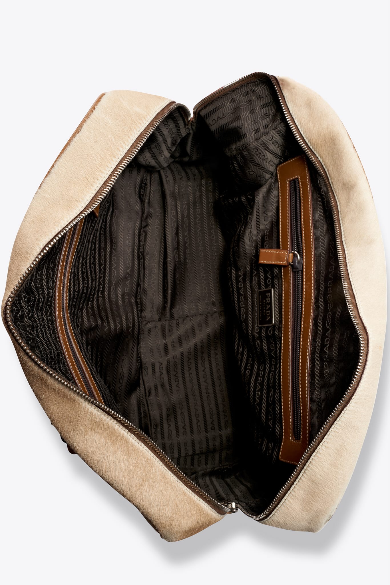 Vintage Prada Cream Calf Hair Bowling Bag – The Hosta