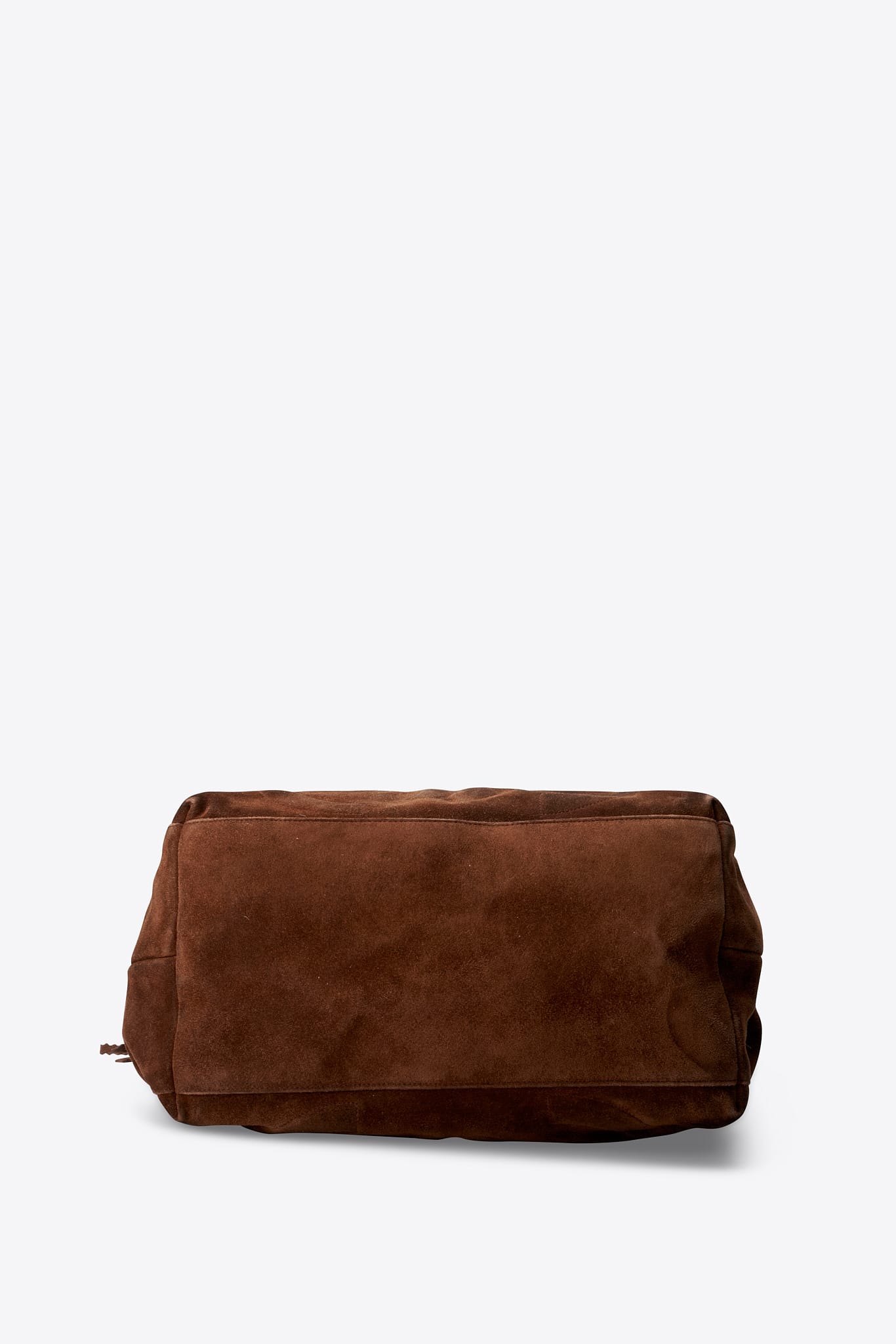 Vintage Chanel Brown Suede CC Tassel Shoulder Bag