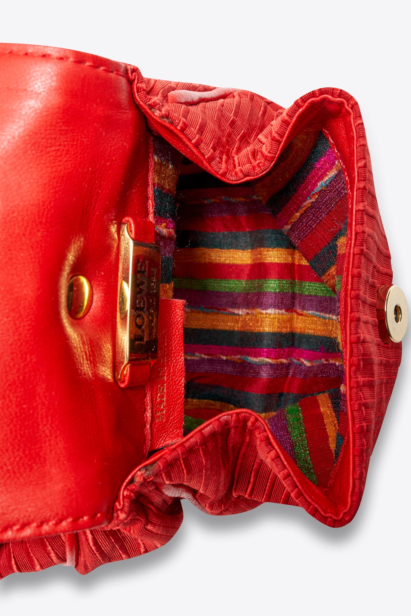 Vintage Loewe Red Tassel Mini Bag – The Hosta