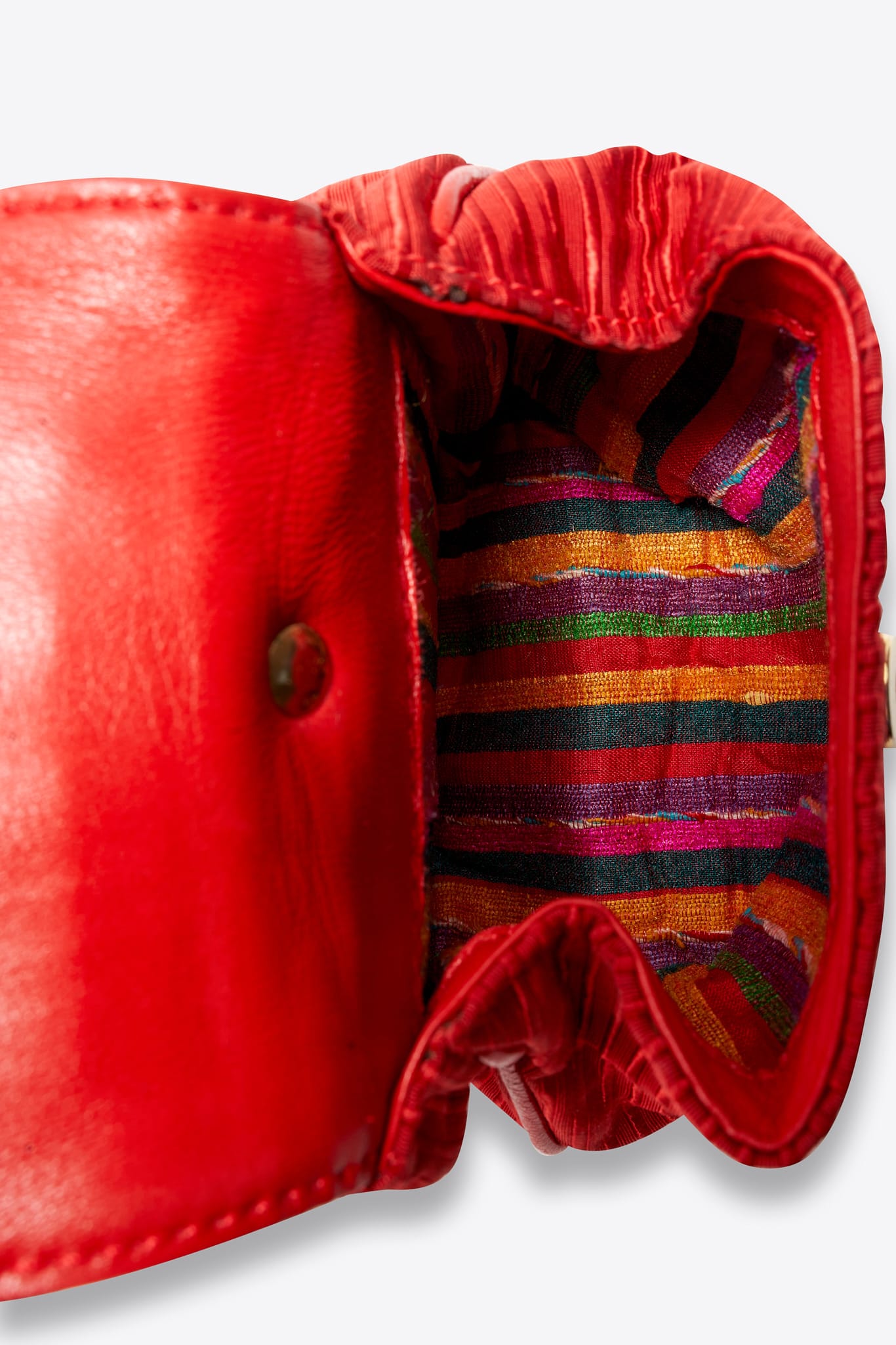 Vintage Loewe Red Tassel Mini Bag