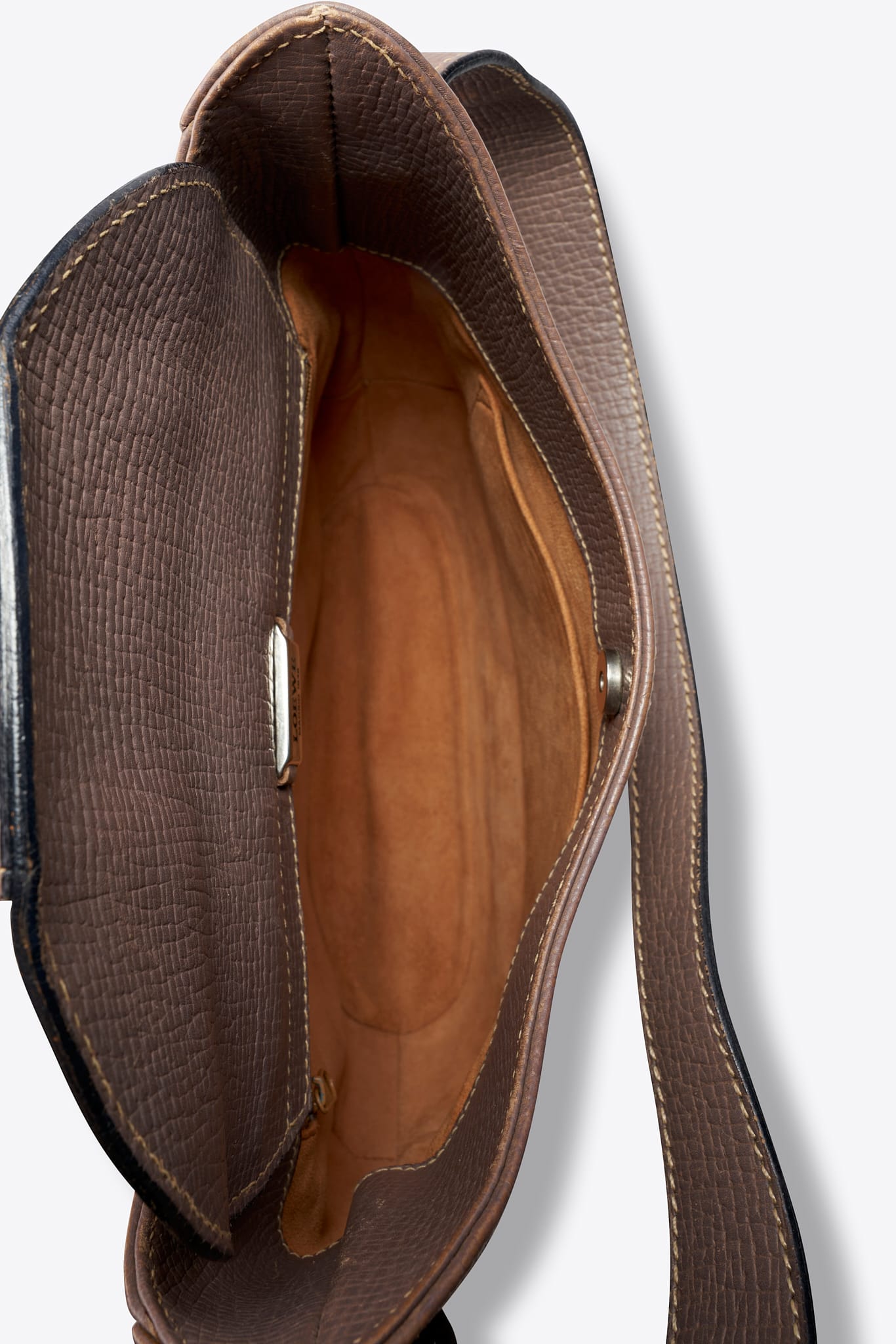 Vintage Loewe Tan Leder Umhängetasche