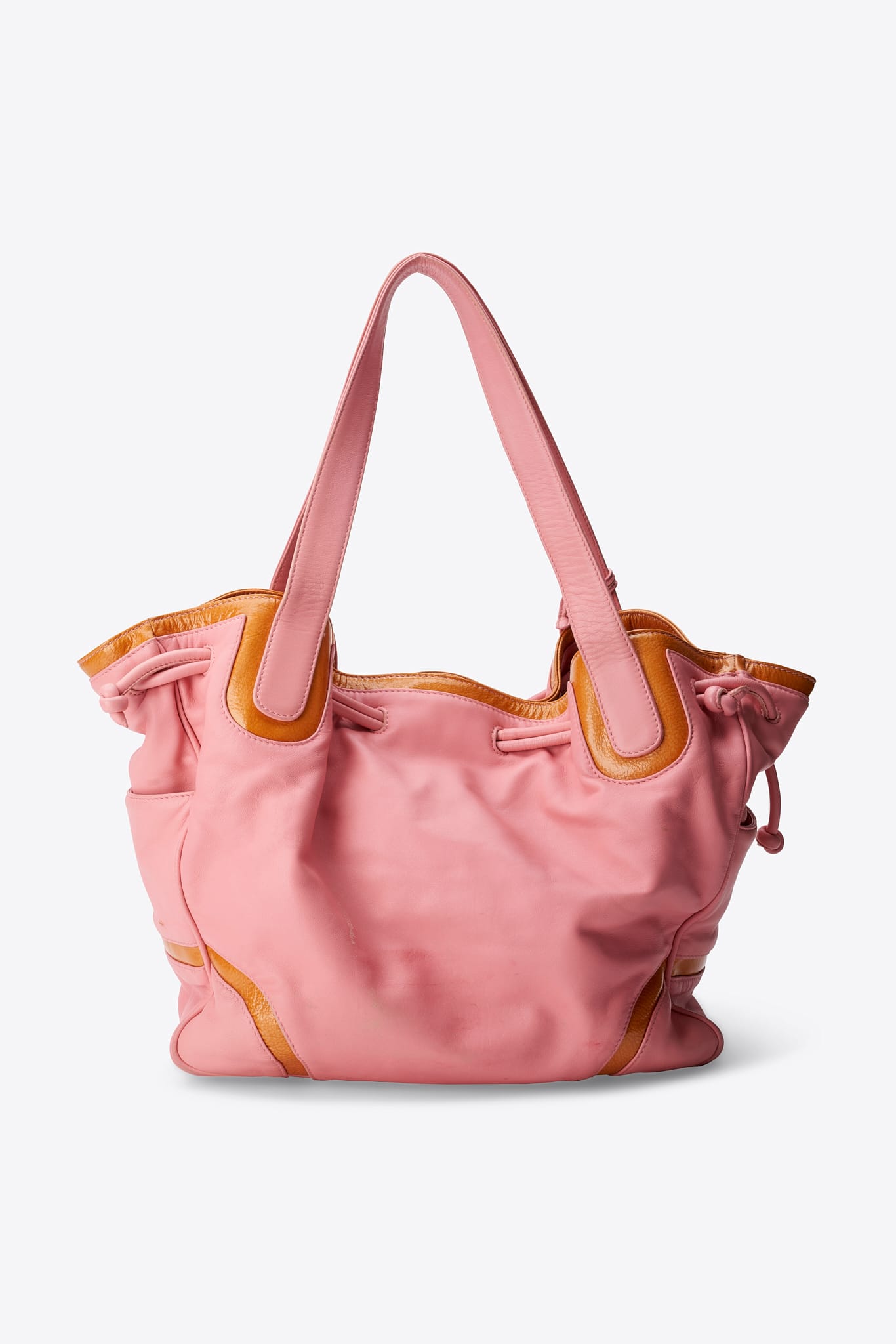 Vintage Loewe Tan Leder Umhängetasche