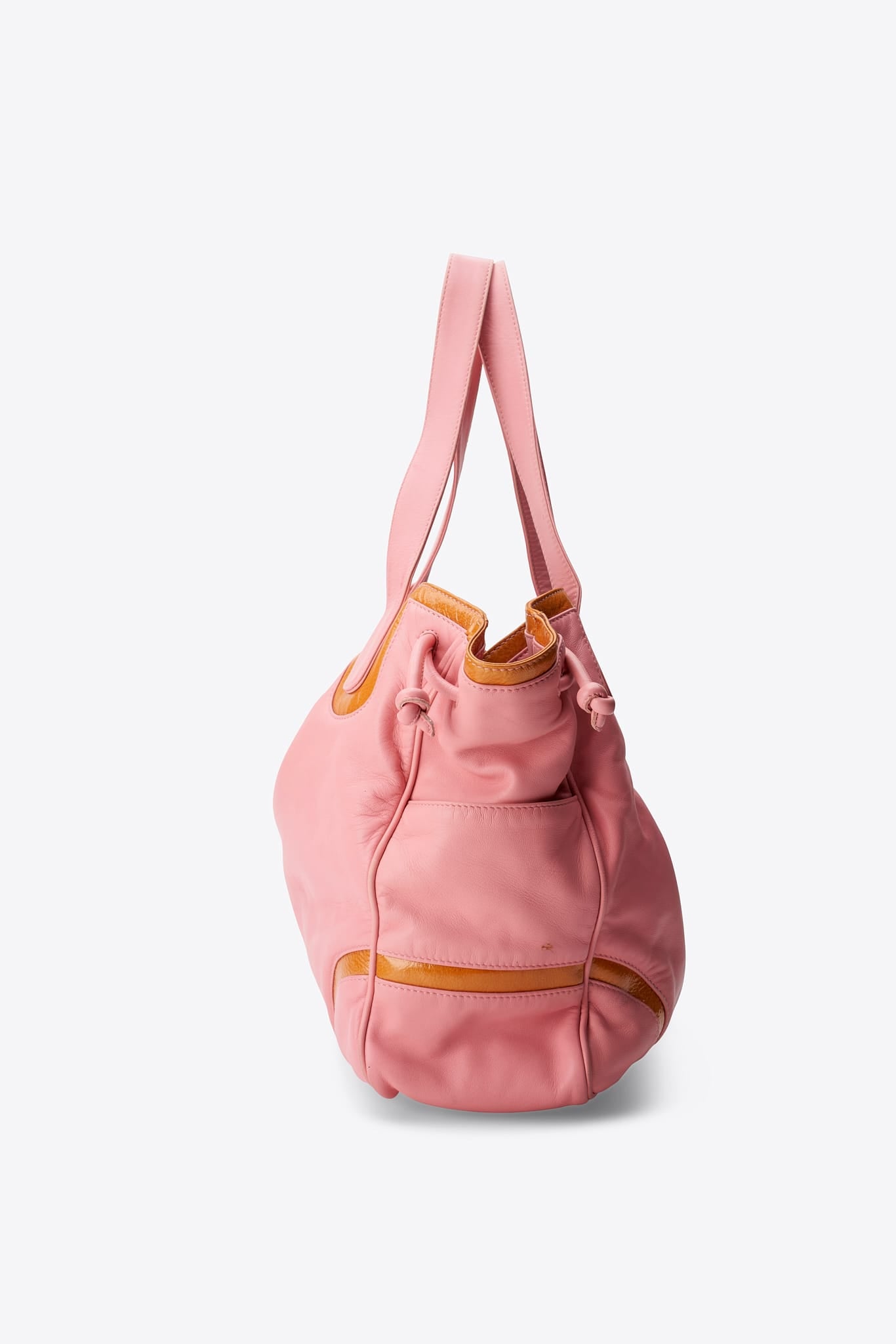 Vintage Loewe Pink Leather Shoulder Bag – The Hosta