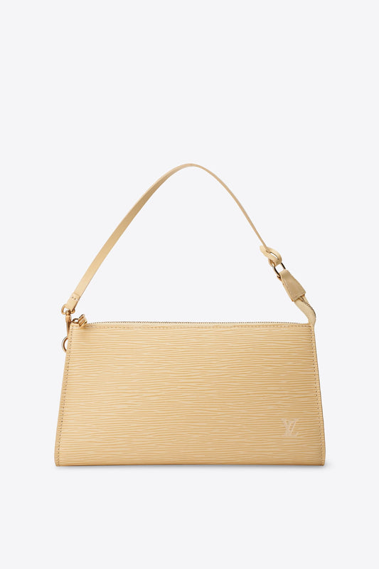 Vintage Louis Vuitton Pochette Lemon Epi Leather