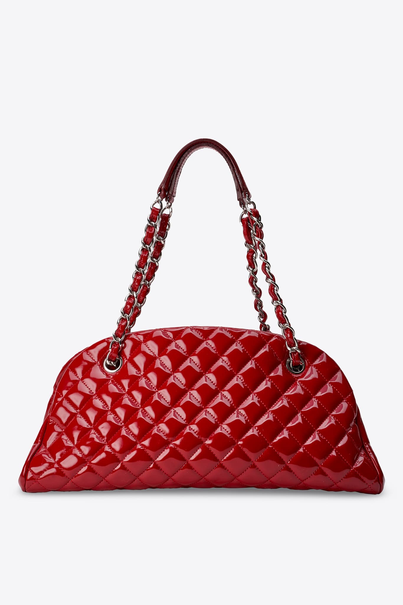 Bolso Chanel vintage con solapa Diana de piel de cordero negra y herrajes chapados en oro de 24 quilates
