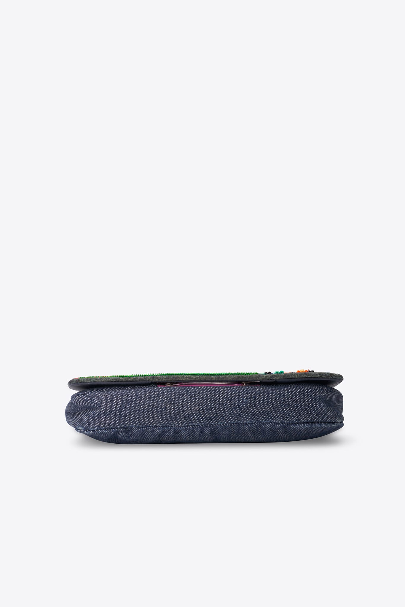 Vintage Christian Dior Beaded Denim Malice Bag