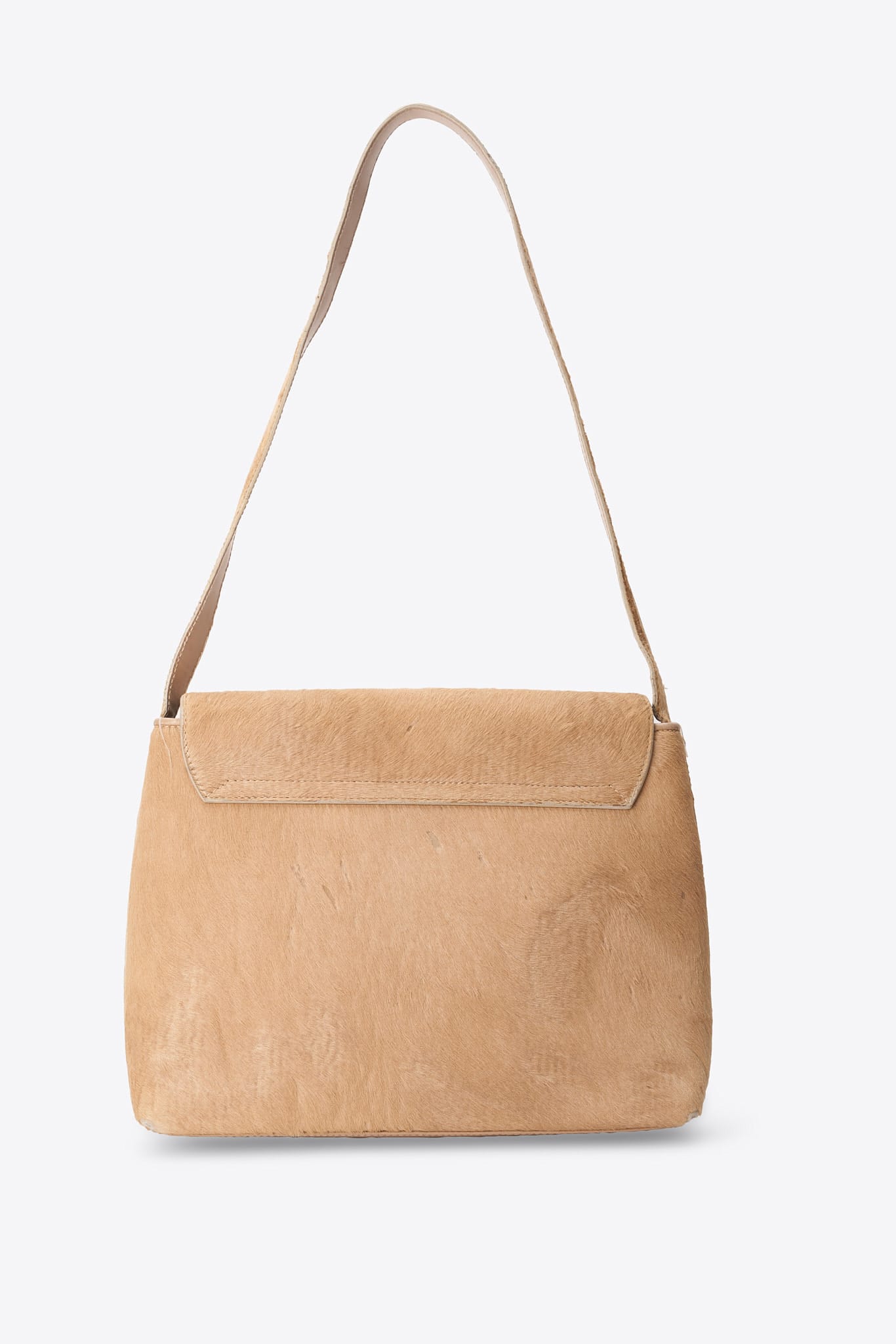 Vintage Gucci Tom Ford era Beige Calf Hair Shoulder Bag