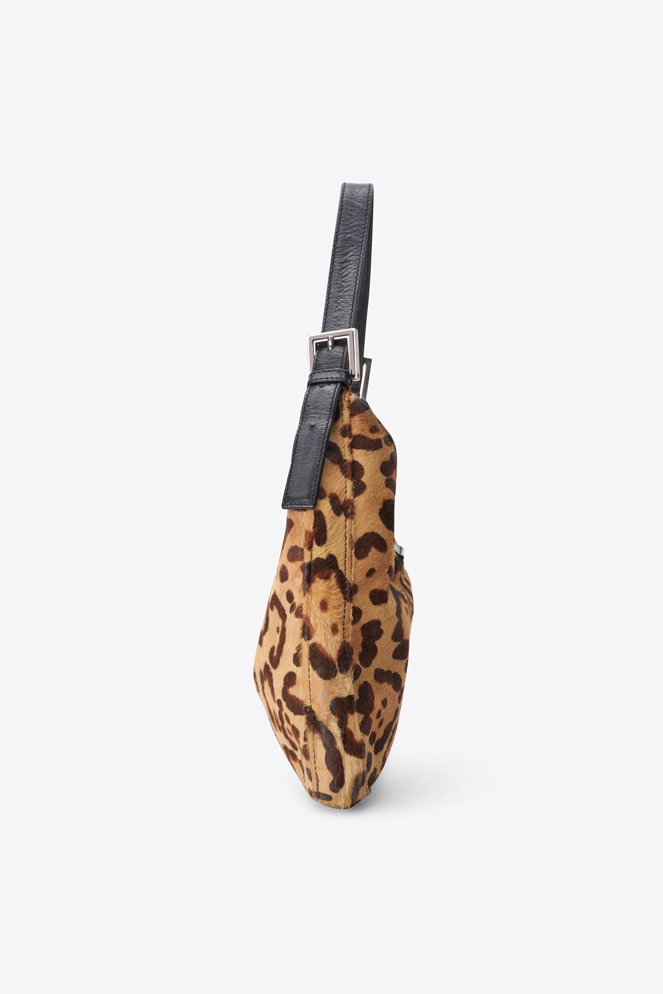 Vintage Fendi Leopard Calf Hair Shoulder Bag