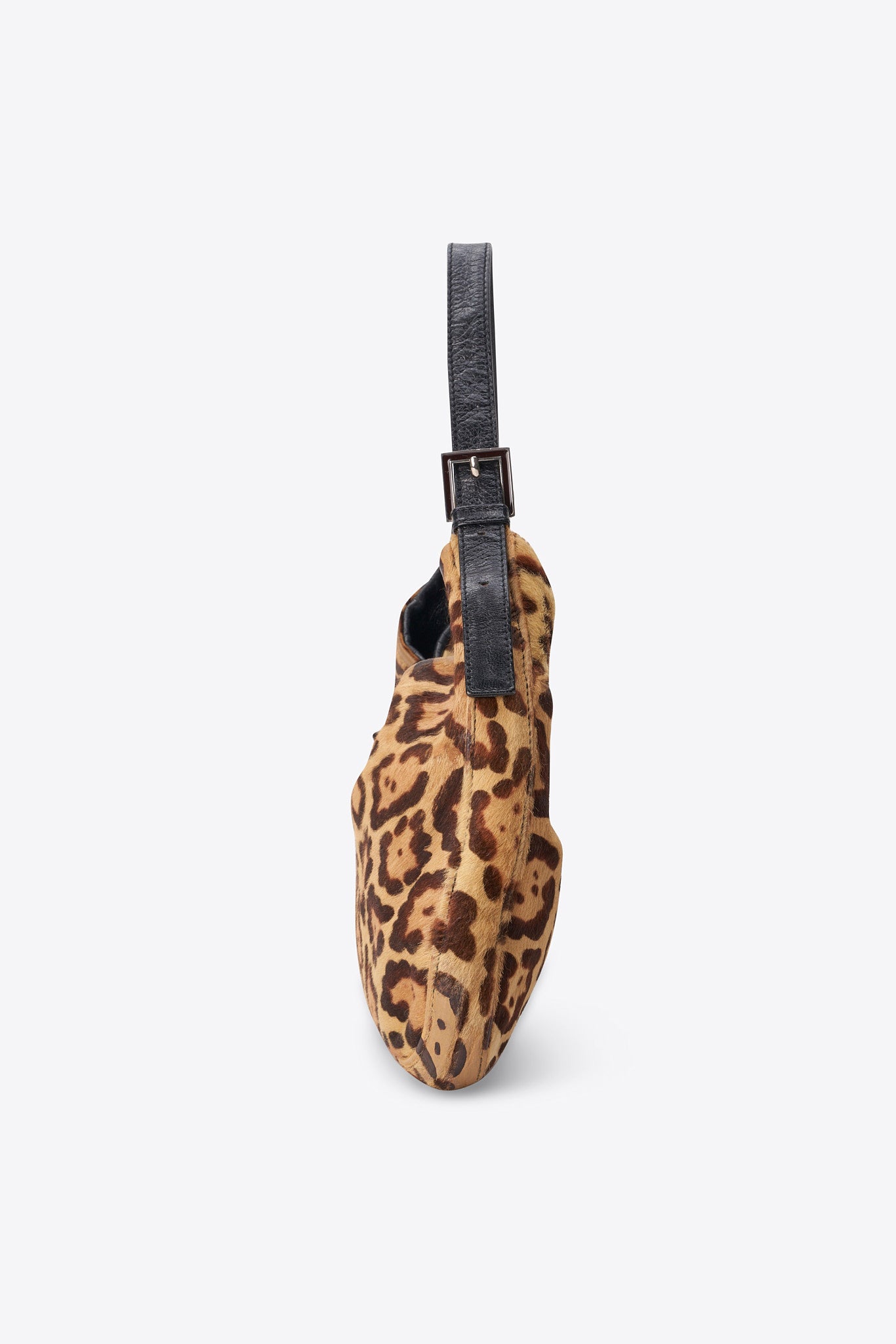 Vintage Fendi Leopard Calf Hair Shoulder Bag