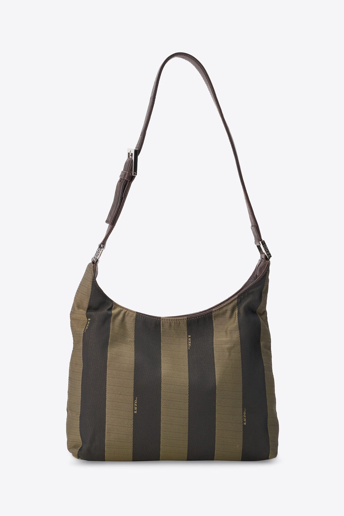 Vintage Fendi Pequin Stripe Shoulder Bag