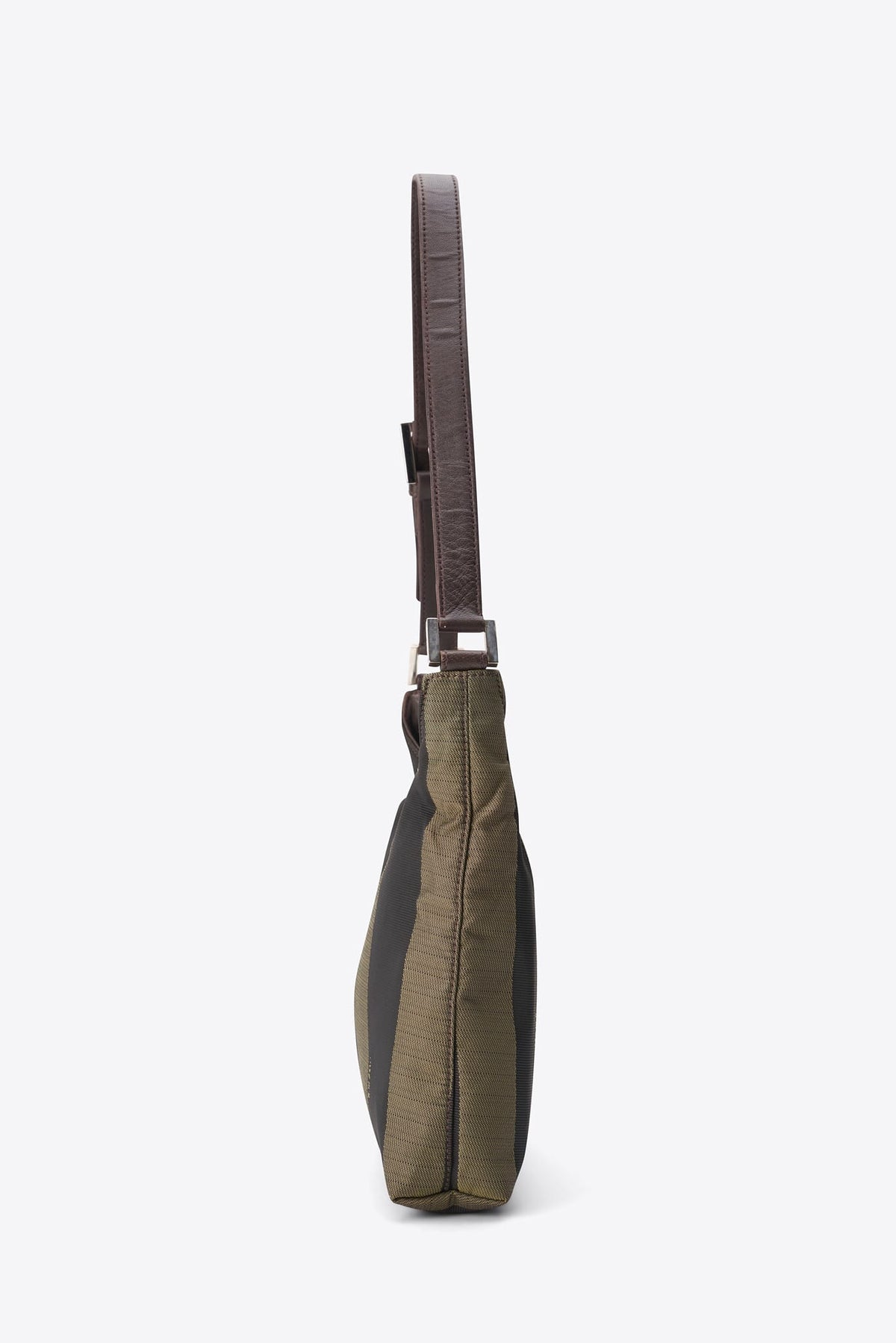 Vintage Fendi Pequin Stripe Shoulder Bag