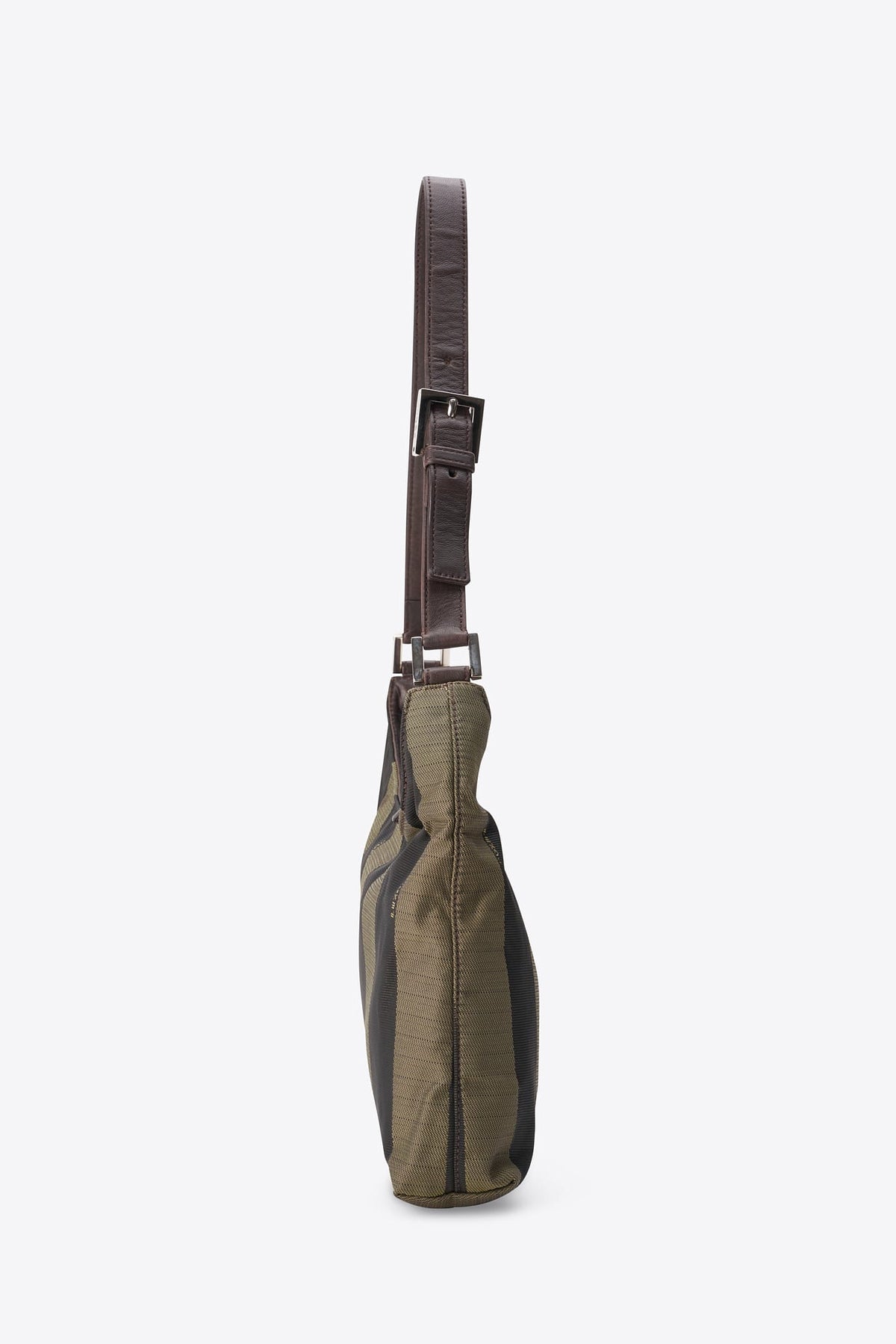 Vintage Fendi Pequin Stripe Shoulder Bag