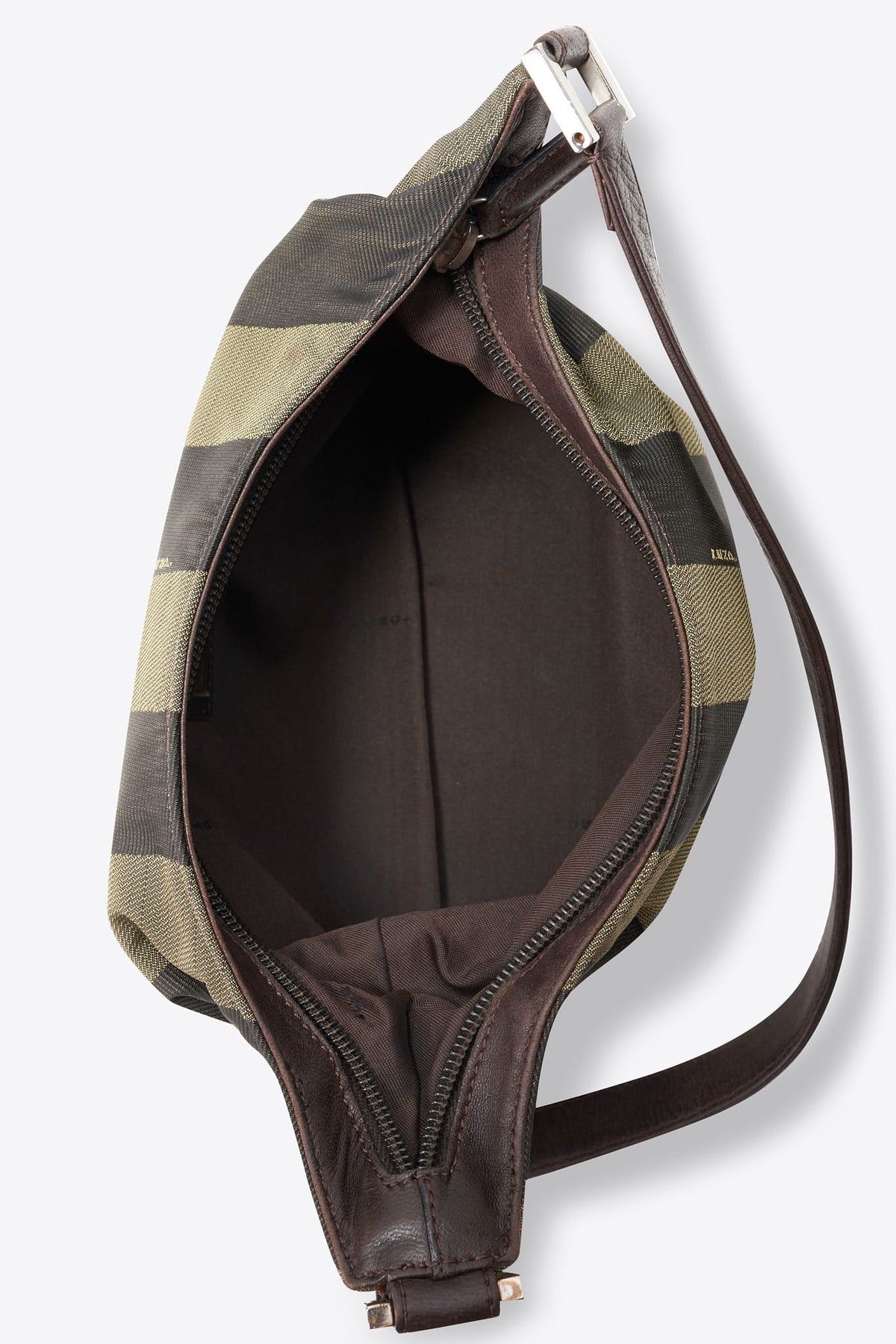 Vintage Fendi Pequin Stripe Shoulder Bag