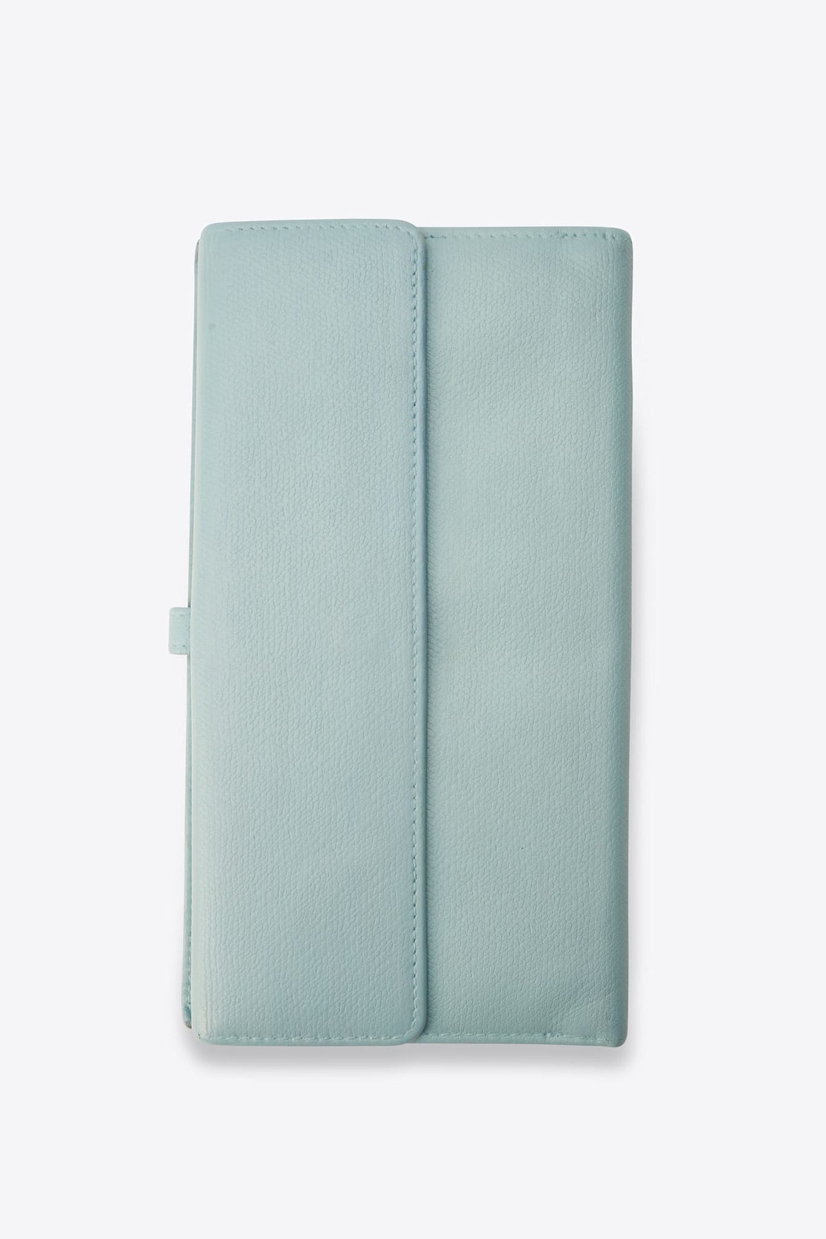 Vintage Chanel Blue Caviar Leather Wallet