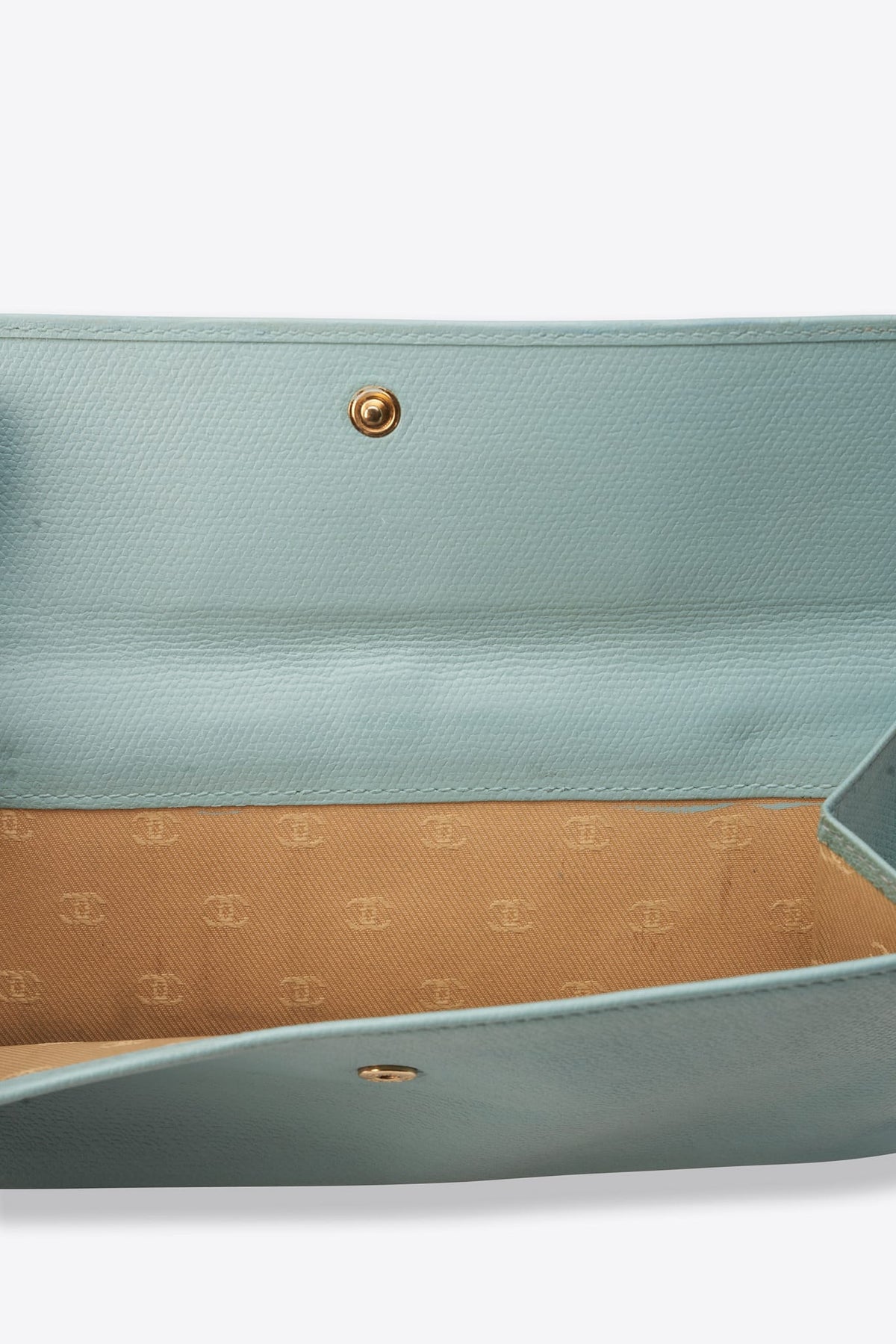 Vintage Chanel Blue Caviar Leather Wallet