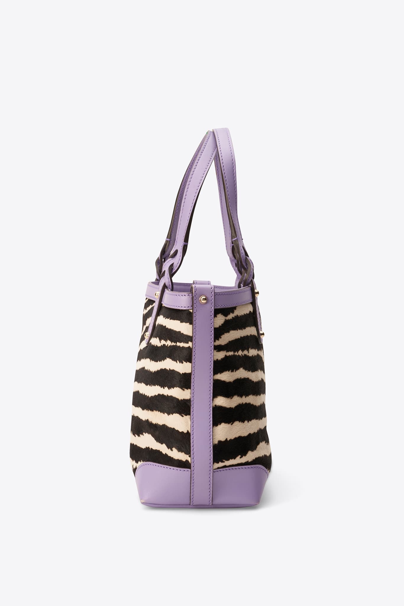 Bolso de hombro de pelo de becerro negro vintage de Gucci de los años 90