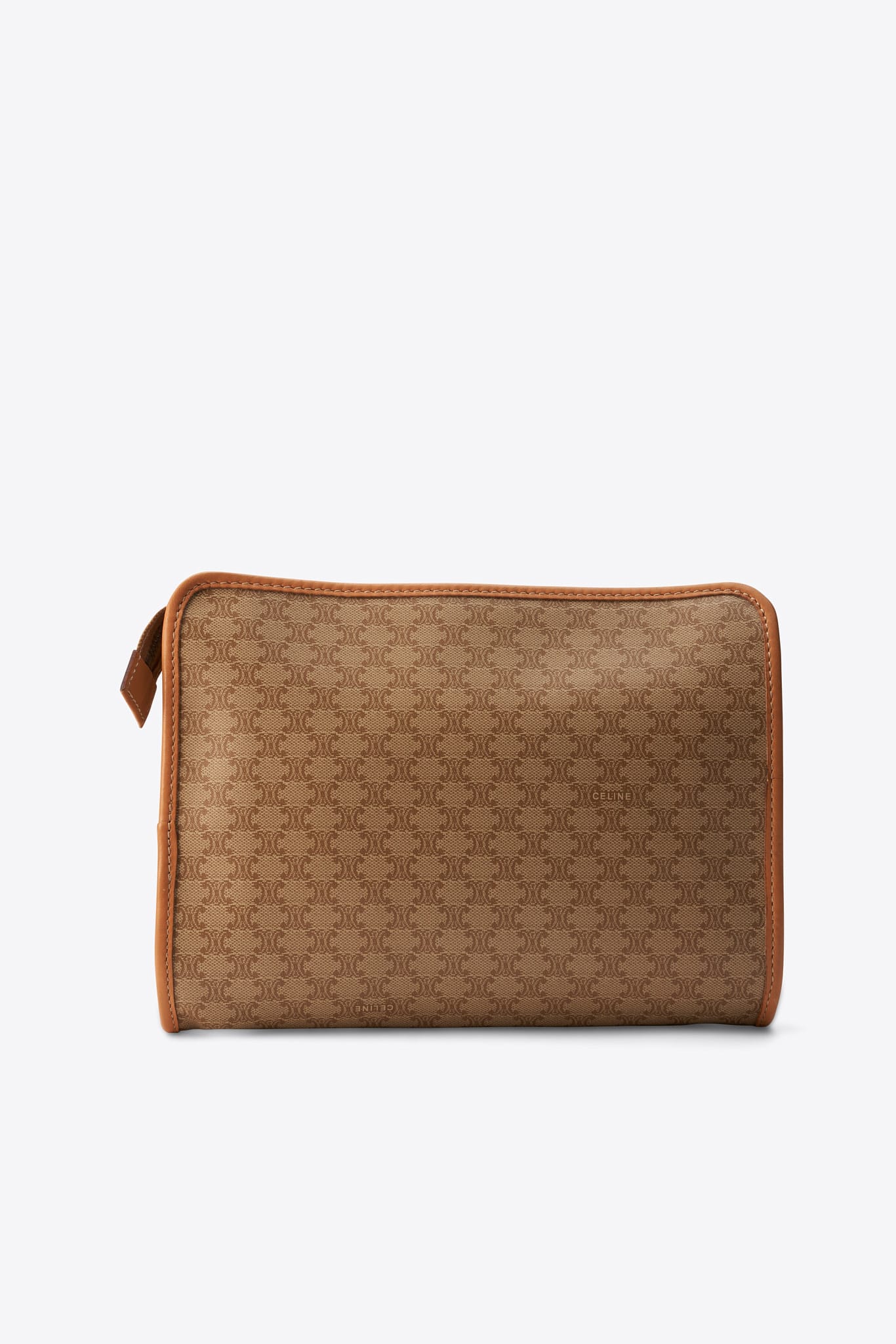 Vintage Celine Macadam Canvas Clutch Bag