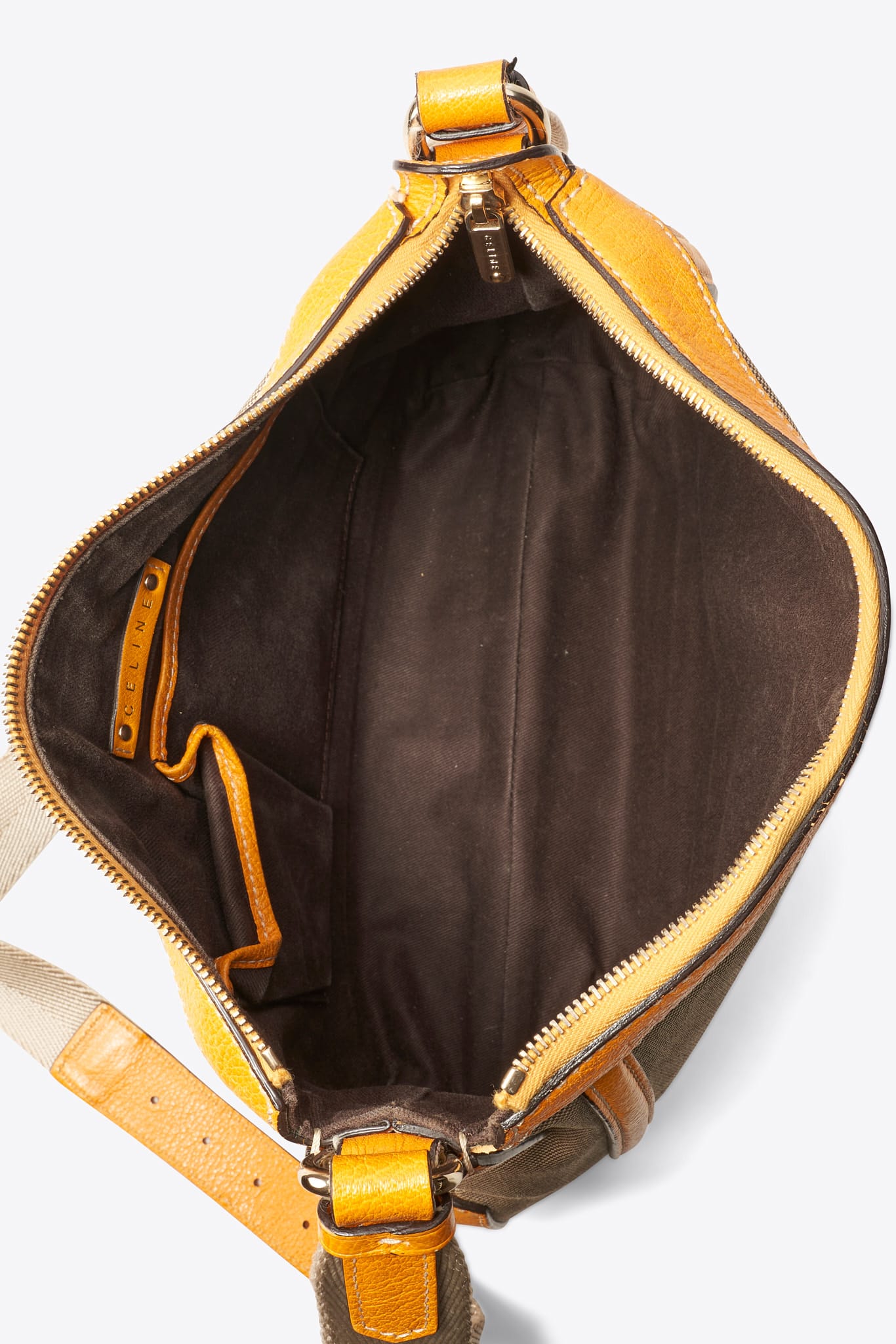 Vintage Celine Sulky Canvas Shoulder Bag