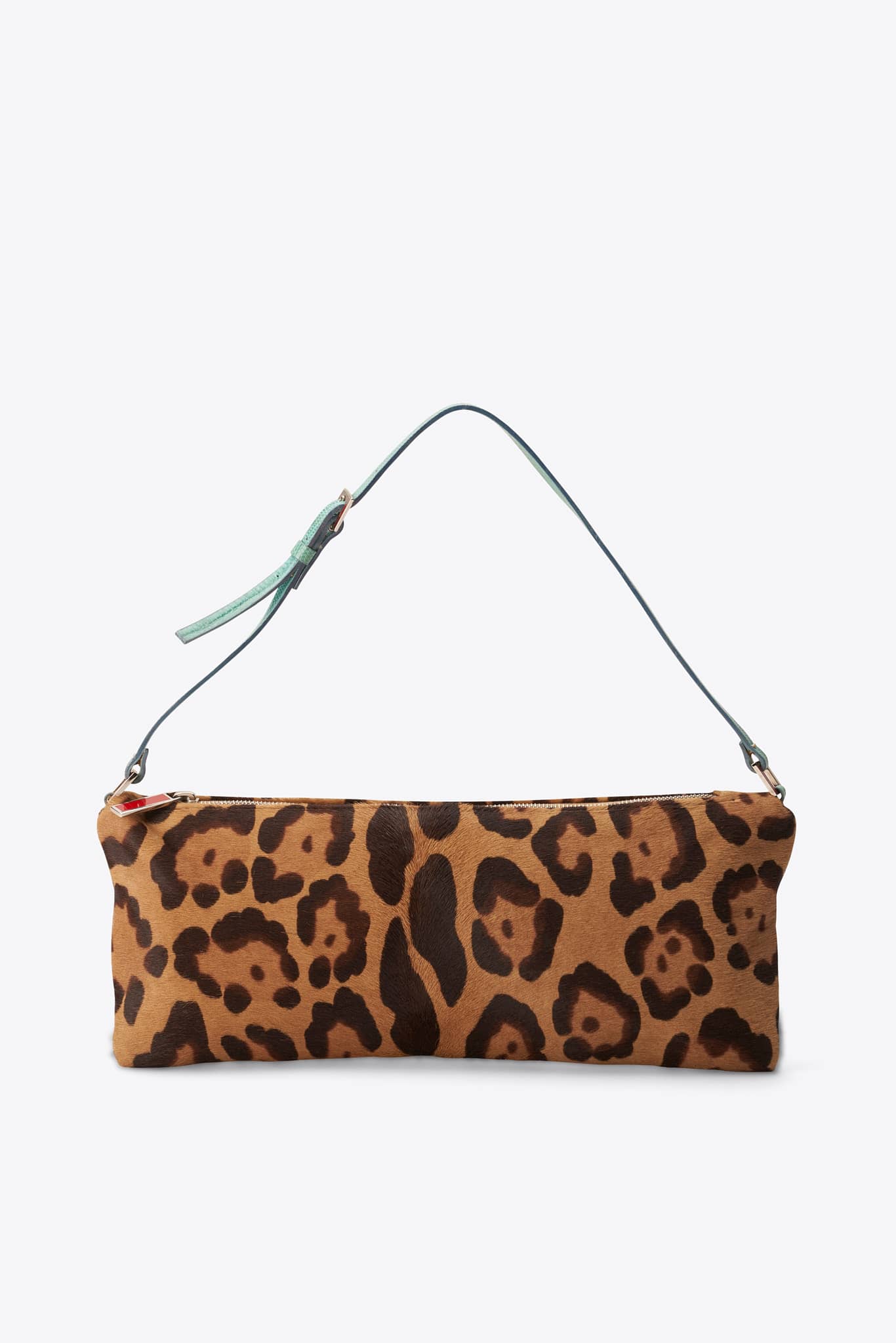 Bolso de pelo de ternero estampado de leopardo vintage de Valentino