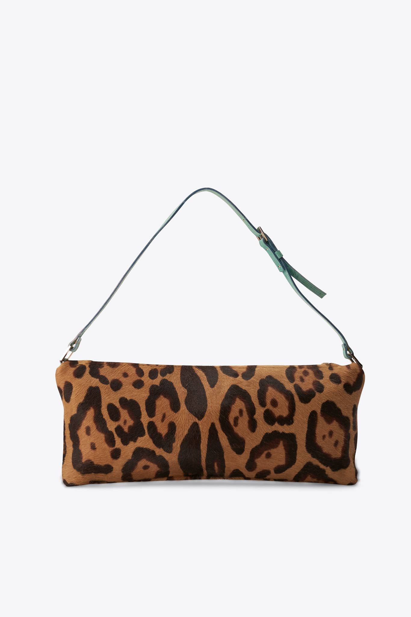 Bolso de pelo de ternero estampado de leopardo vintage de Valentino