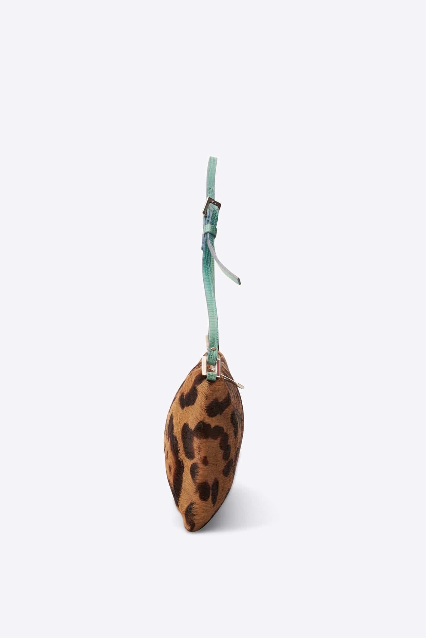 Bolso de pelo de ternero estampado de leopardo vintage de Valentino