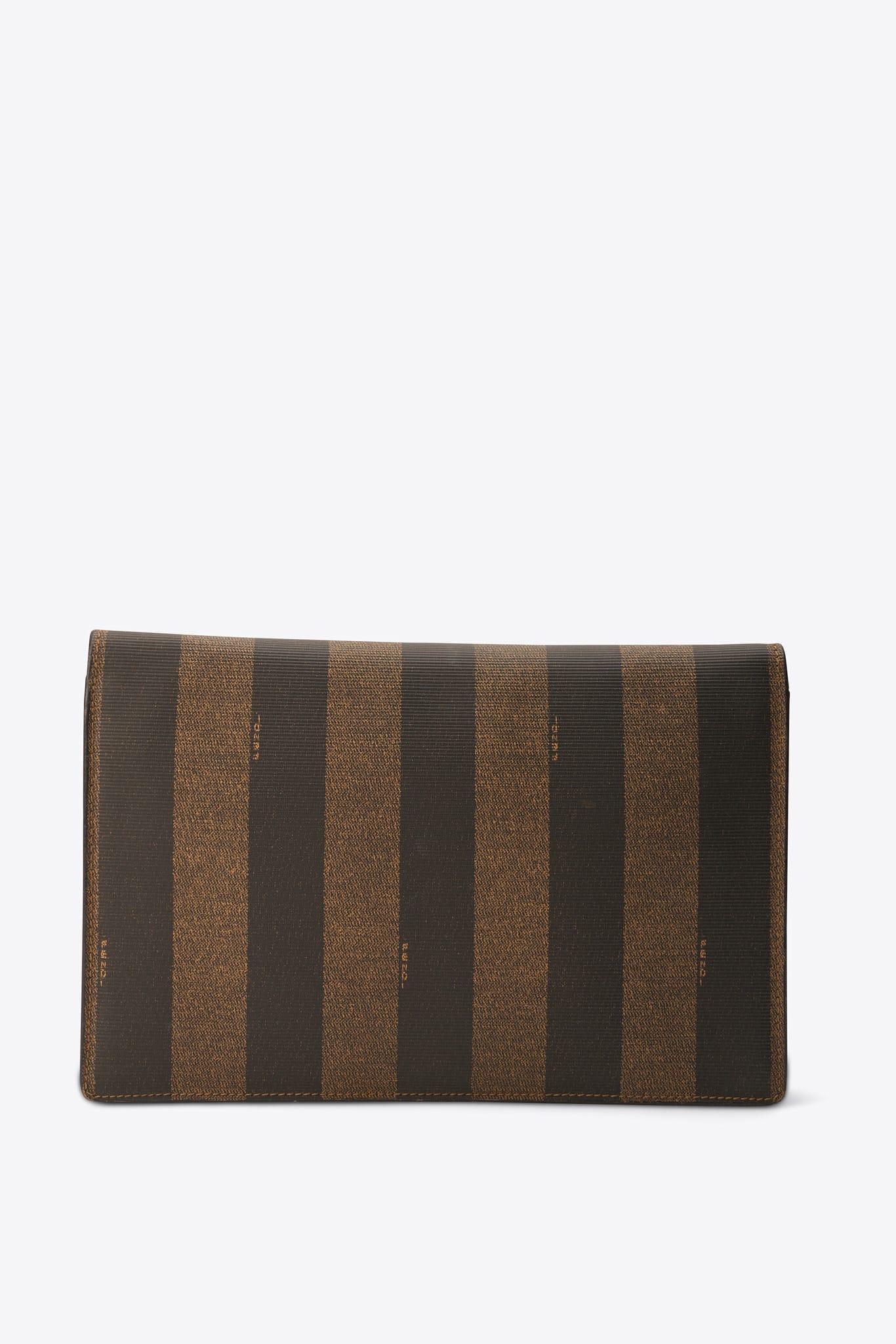 Bolso de hombro Fendi vintage en lienzo de cebra