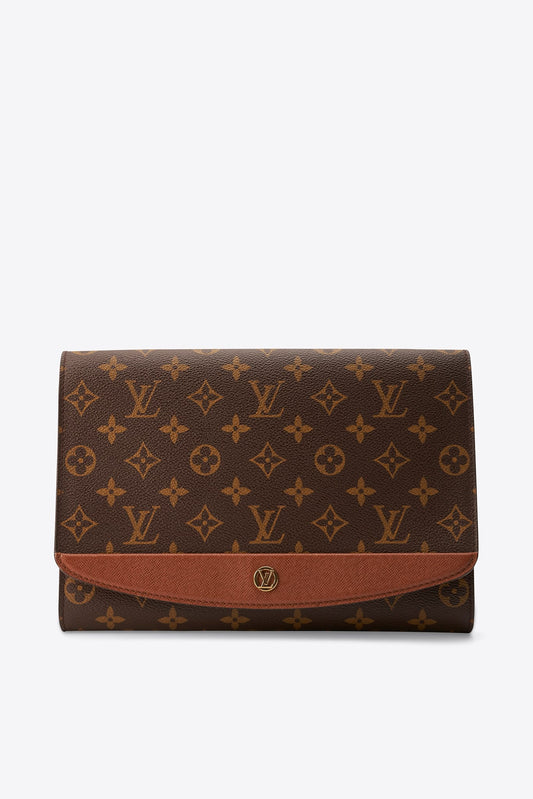 Vintage Louis Vuitton Monogram Bordeaux 27 Clutch Bag