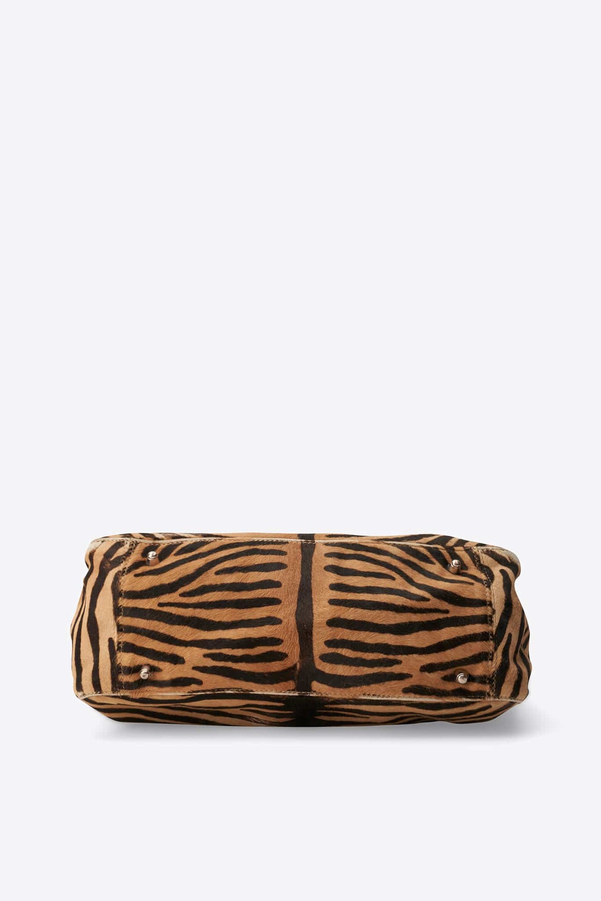 Fendi Vintage tote in Beige Zebra Print Calf Hair