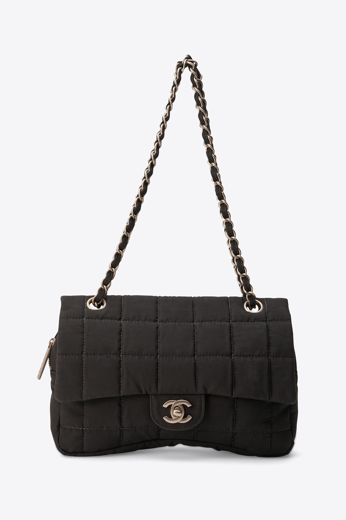 Bolso tote ejecutivo Chanel vintage de cuero de caviar negro